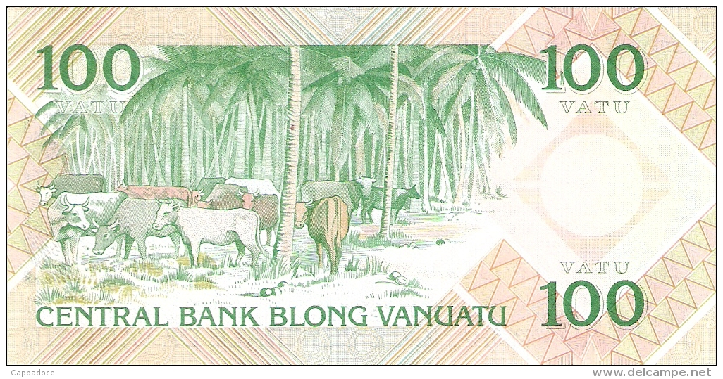 VANUATU   100 Vatu   ND (1982)   Sign.1   P. 1a   UNC - Vanuatu