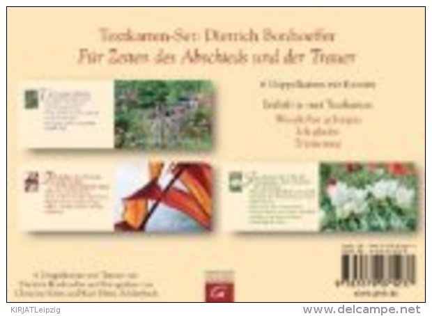 Für Zeiten Des Abschieds Und Der Trauer : Textkarten-Set: 6 Doppelkarten Mit Kuverts. - Livres Anciens