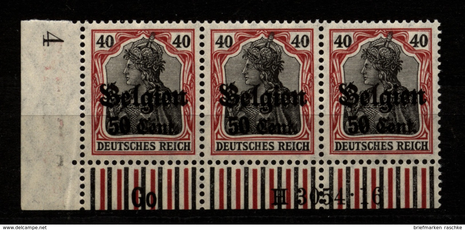 Belgien,20a,Go 3054.16,xx, - Besetzungen 1914-18