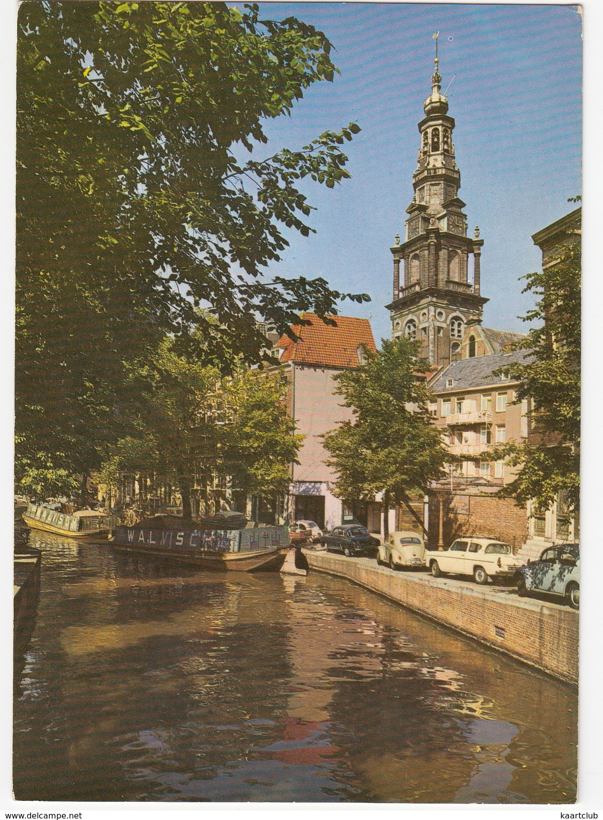 Amsterdam: FORD ANGLIA, VW 1200 KÄFER/COX/KEVER, WARTBURG 312, FIAT 500,  2x ´Walvisch´ Schuit - Zuiderkerk - Toerisme