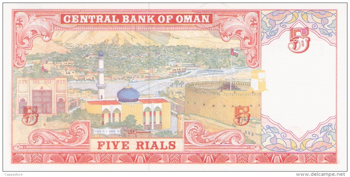 OMAN   5 Rials   2000   P. 39   UNC - Oman