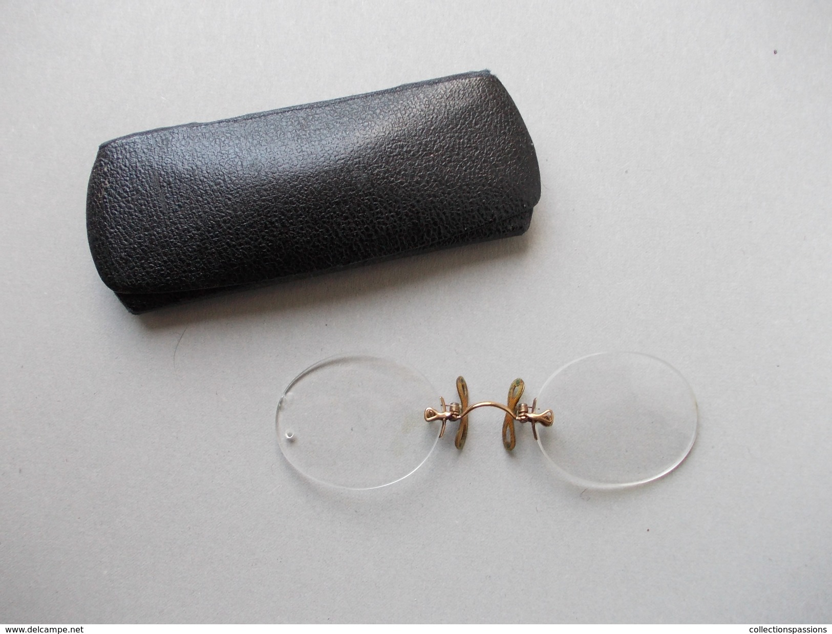 Glasses - 229 - Lorgnon - Pince nez - Double Or Laminé - 12 ct