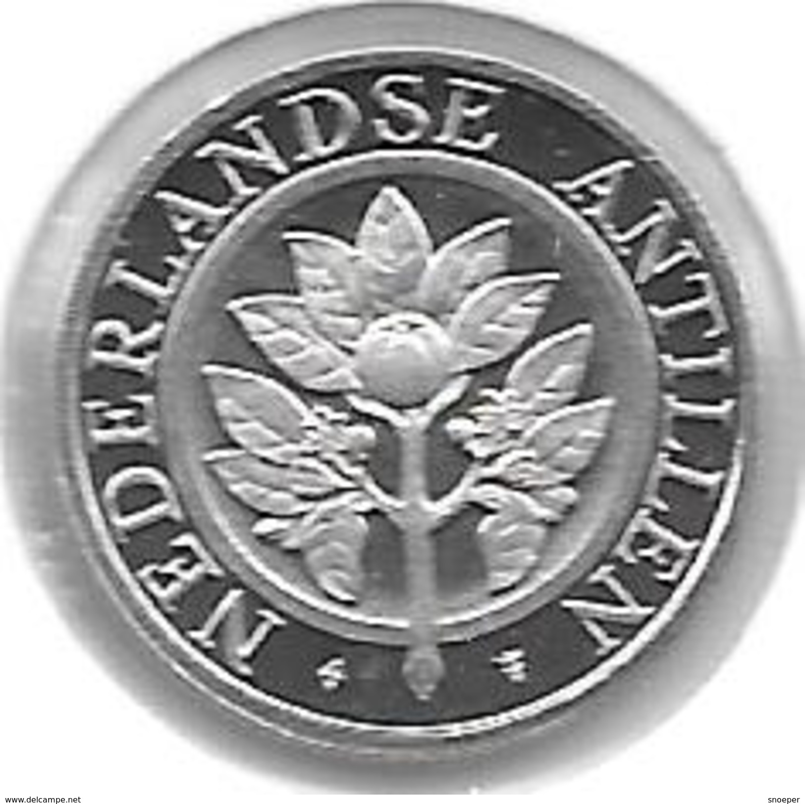 *neth Antilles 10 Cents  1993 Km 34   Bu - Antilles Néerlandaises