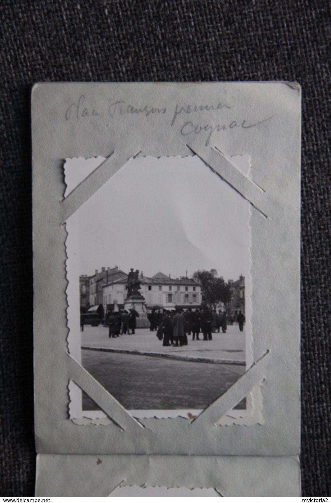 COGNAC, 1933 - Carnet  complet de Photographies du Congrès de l'Association Viticole de FRANCE .