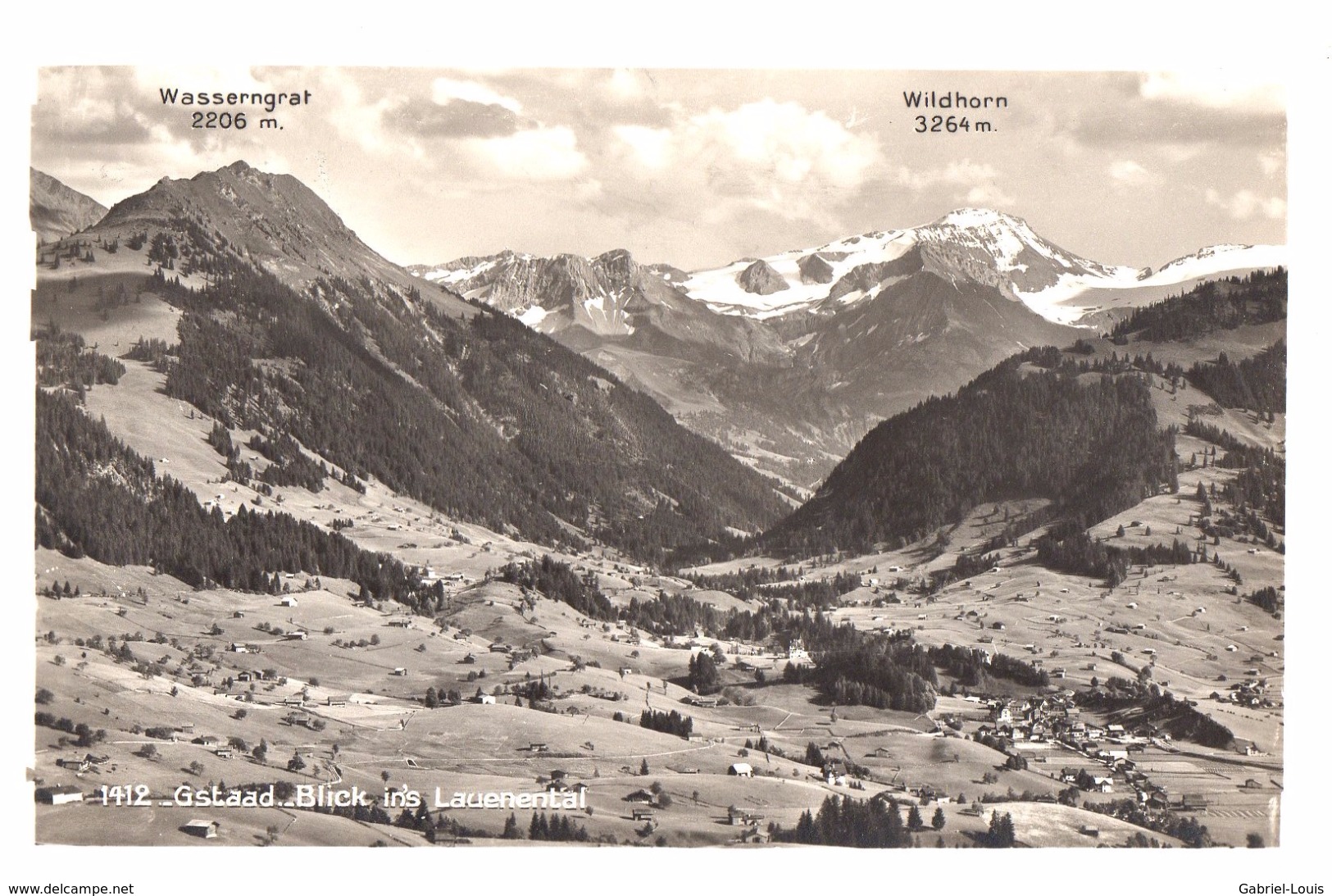 Gstaad Blick In's Lauenental / Lauenen - Lauenen