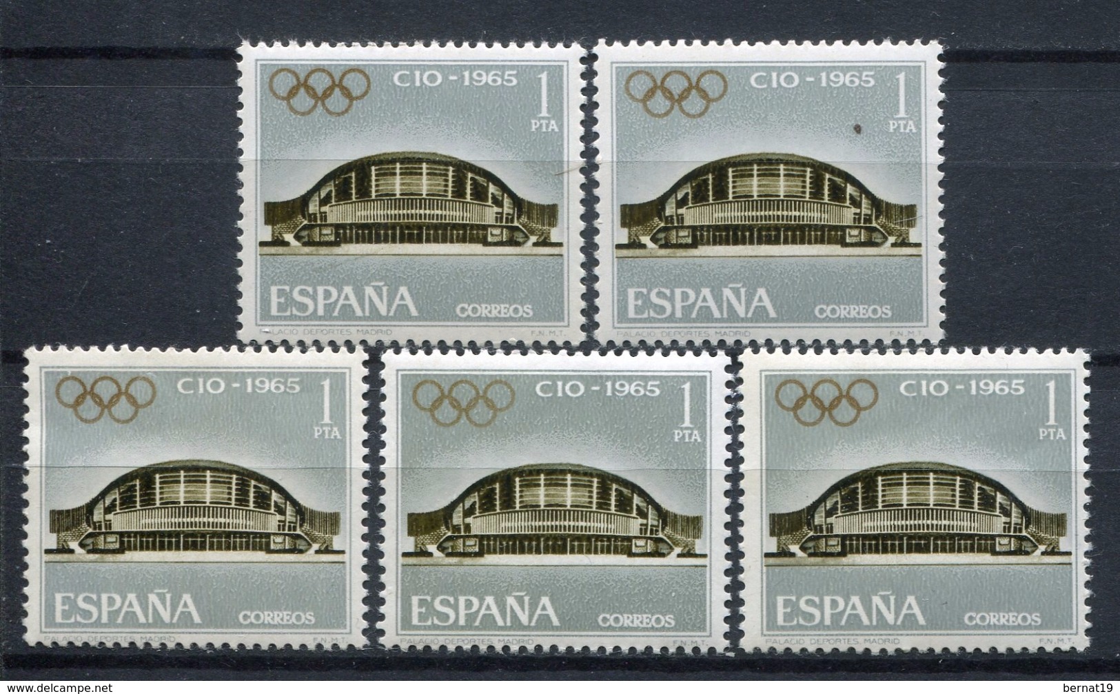 España 1965. Edifil 1677 X 5 ** MNH. - Volledige Vellen