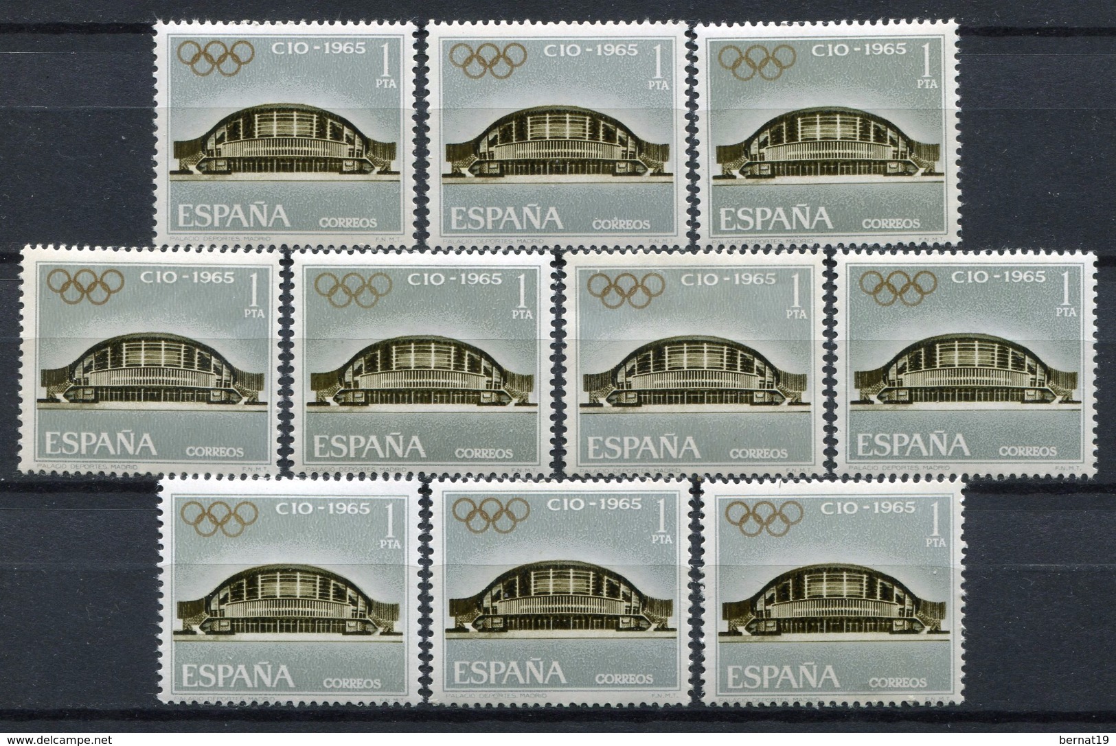 España 1965. Edifil 1677 X 10 ** MNH. - Feuilles Complètes