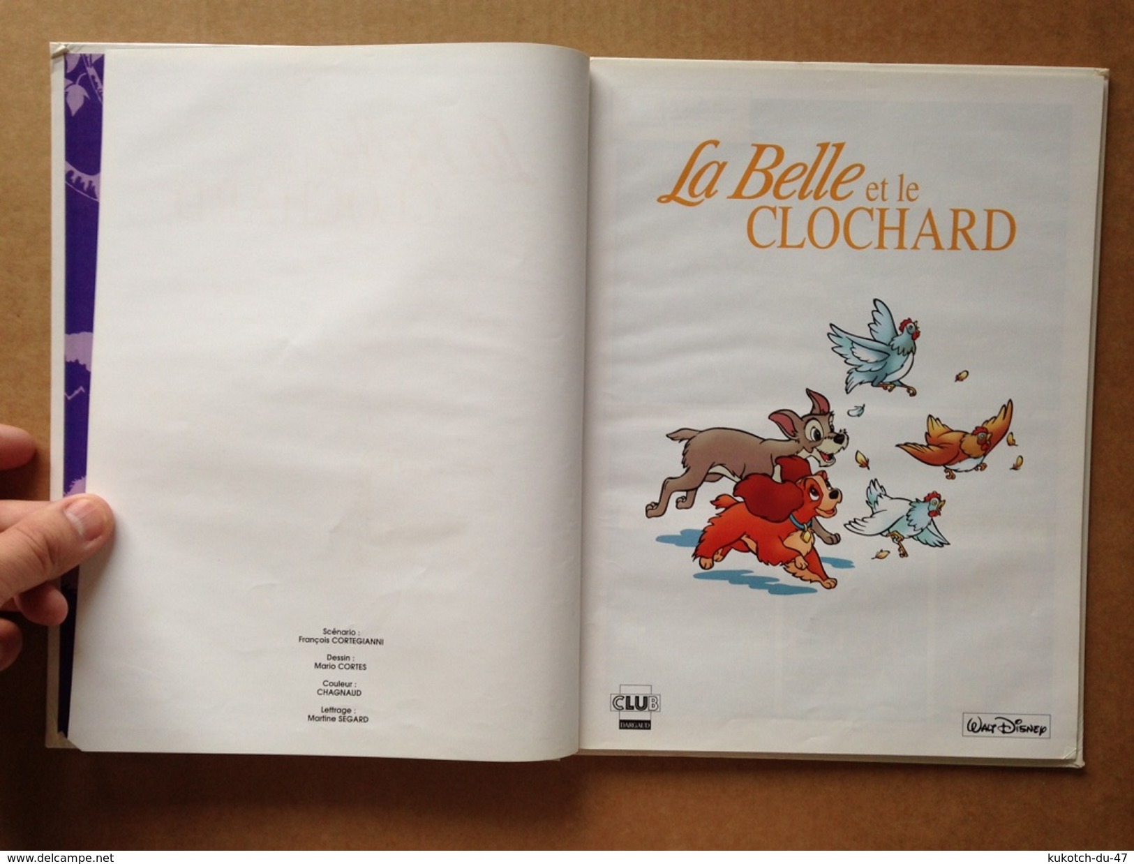 Disney - BD La Belle Et Le Clochard (1997) - Disney