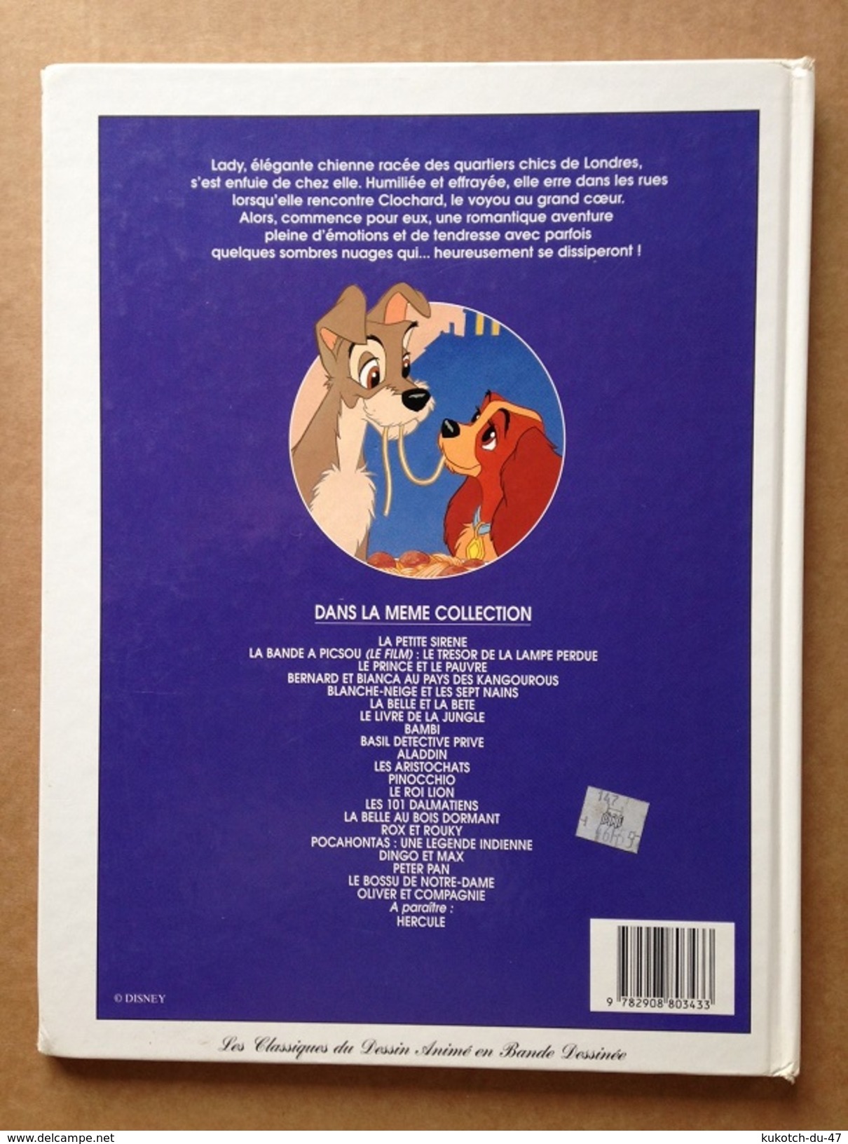 Disney - BD La belle et le Clochard (1997)