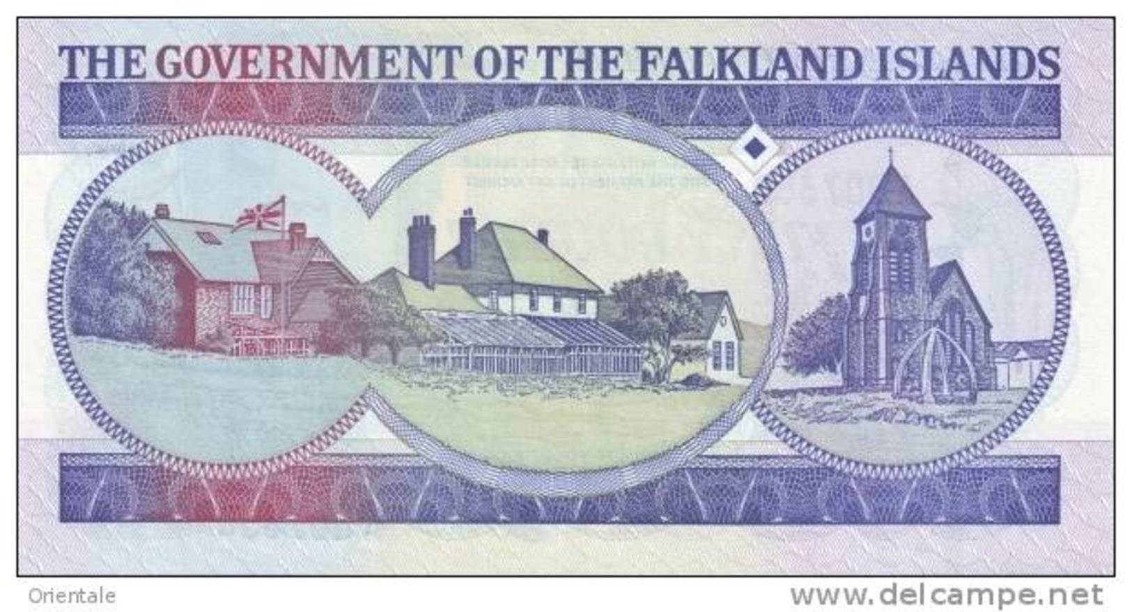 FALKLAND ISLANDS P. 16a 50 P 1990 UNC - Isole Falkland