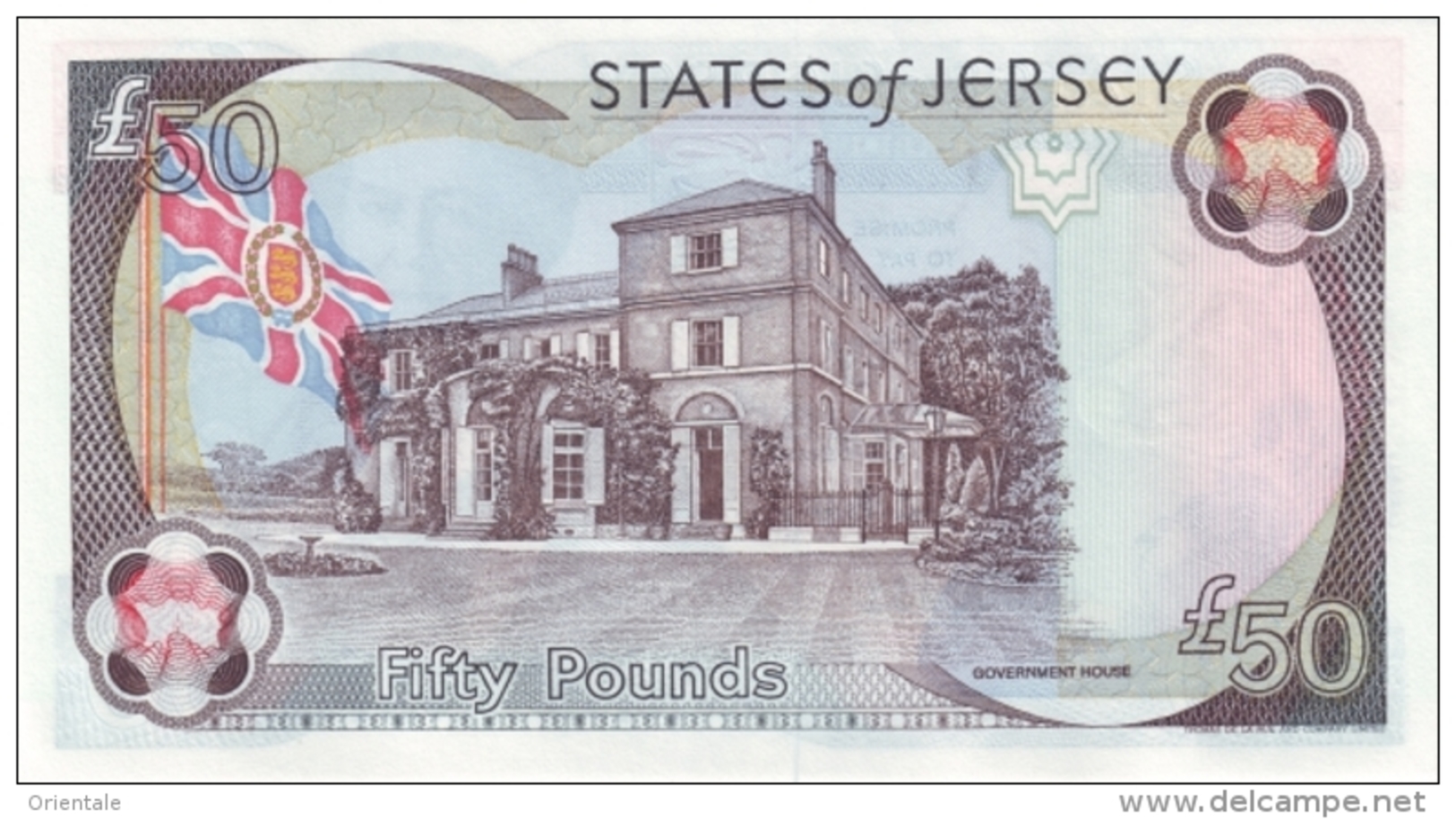 JERSEY P. 30a 50 P 2000 UNC - Jersey