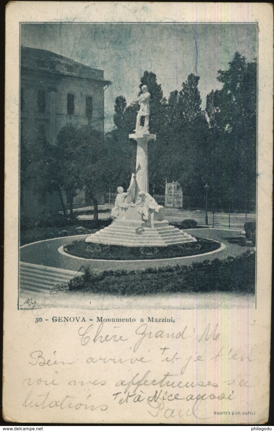 Genova  Monument Mazzini - Autres & Non Classés