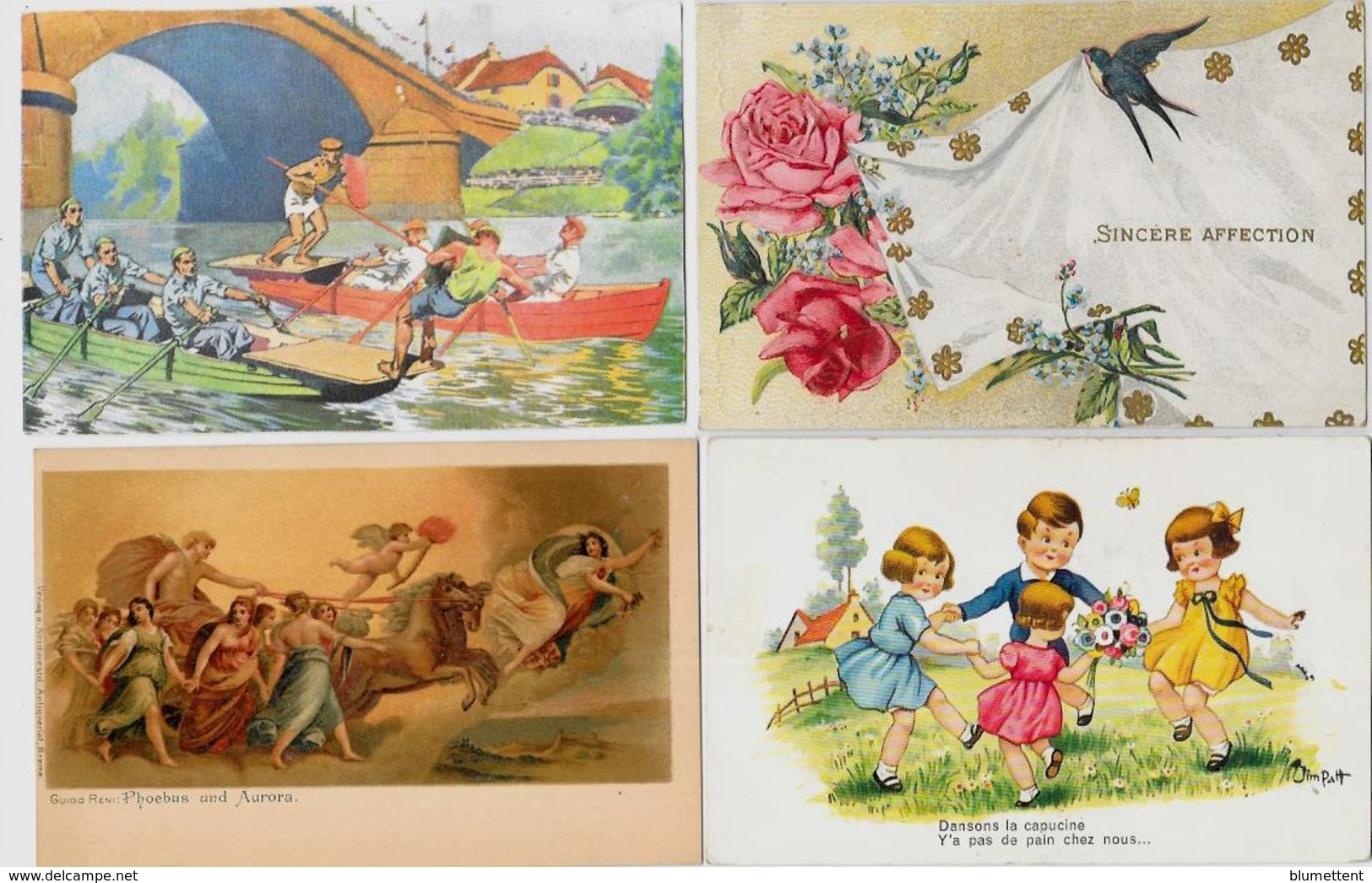 Lot 106 De 100 CPA Fantaisies Illustrateurs Déstockage Pour Revendeurs Ou Collectionneurs  PORT GRATUIT FRANCE - 100 - 499 Cartoline
