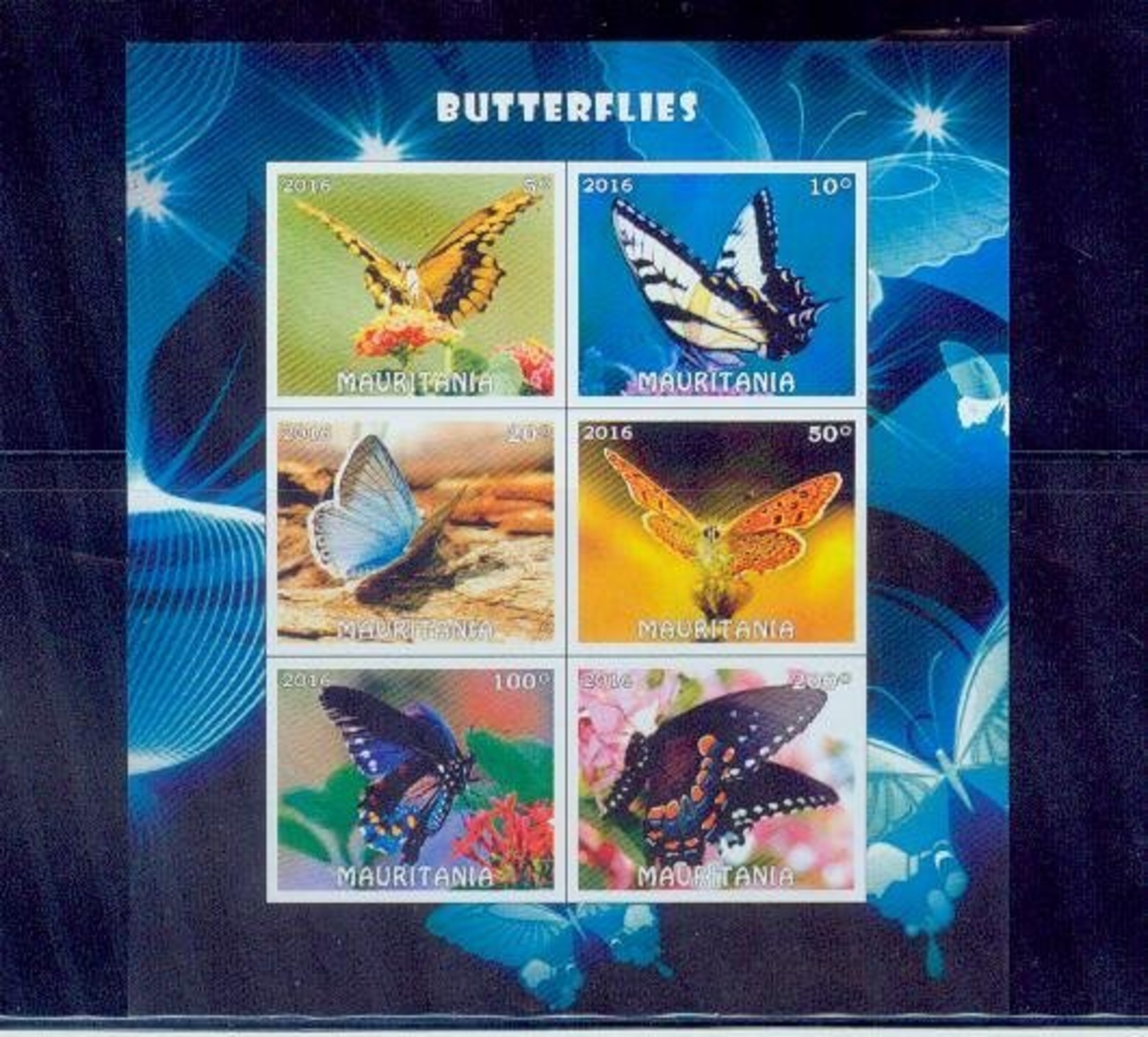 Mauritania-2016 Butterflies - Farfalle