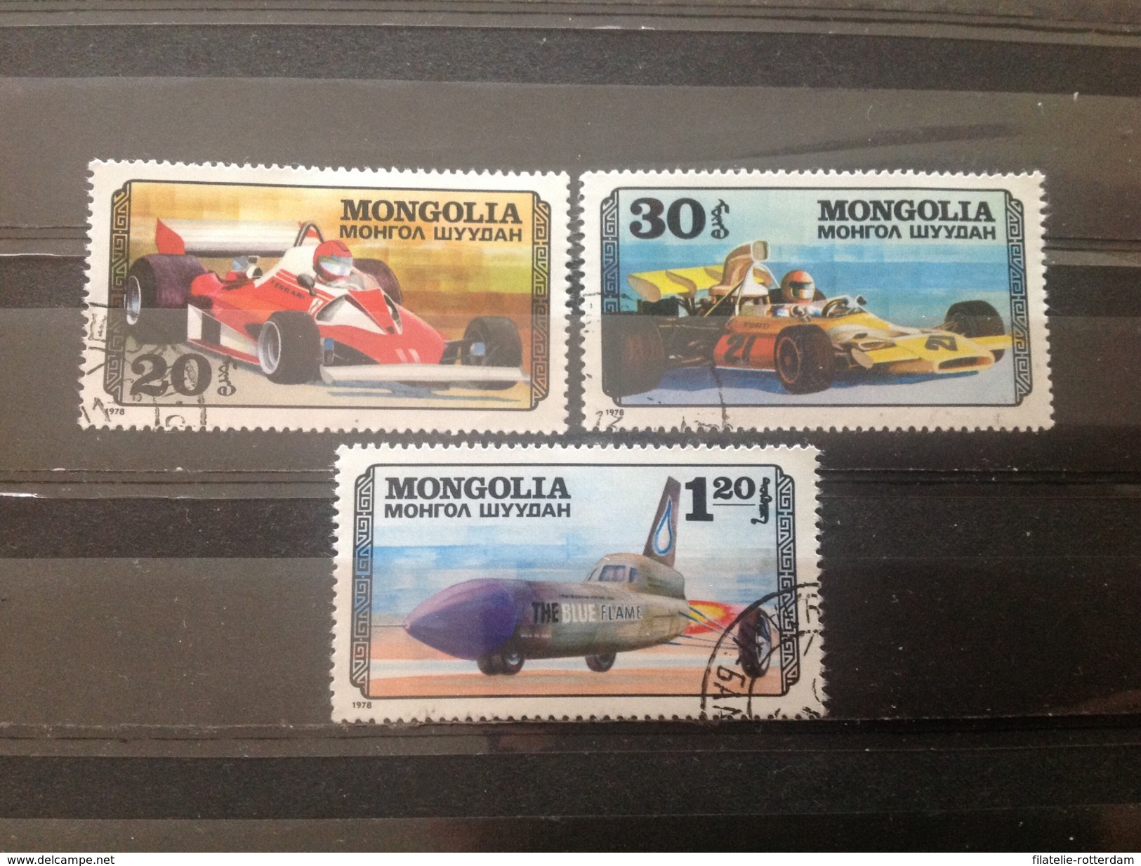 Mongolië / Mongolia - Serie Raceauto's 1978 - Mongolië