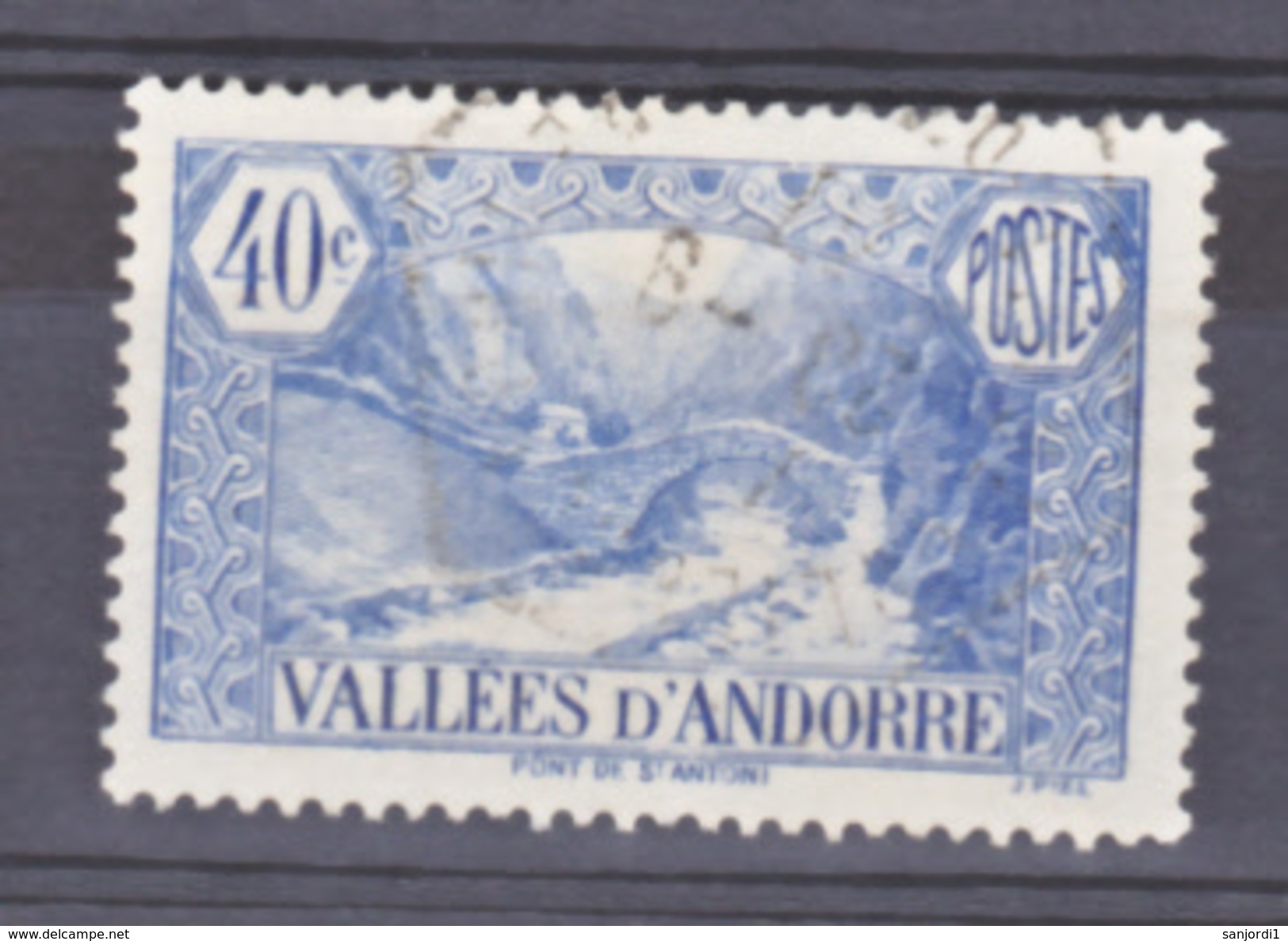 Andorre  33 Oblitéré Pont E La Massana   Used TB  Cote 12 - Used Stamps