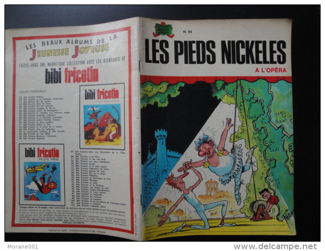 Les Pieds Nickelés  A L'Opéra  E.O. Jeunesse Joyeuse N° 94  1 Tr 77  Pellos Bon état - Pieds Nickelés, Les