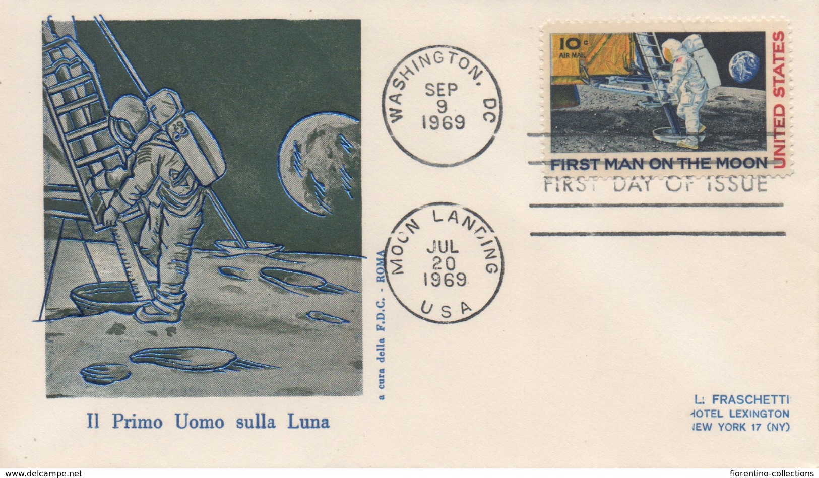 Fdc Roma  Usa 1969 - United States