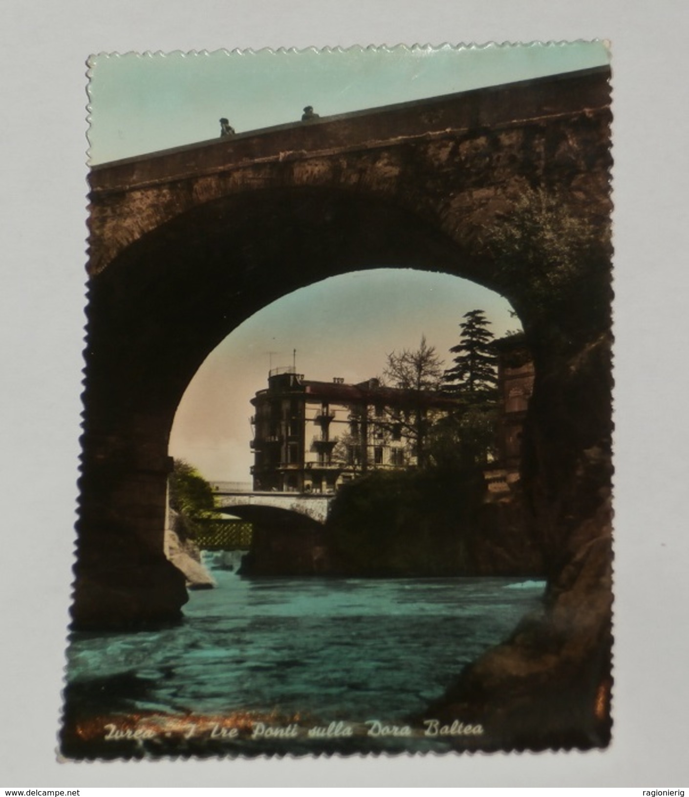 TORINO - Ivrea - I Tre Ponti Sulla Dora Baltea - 1957 - Ponts