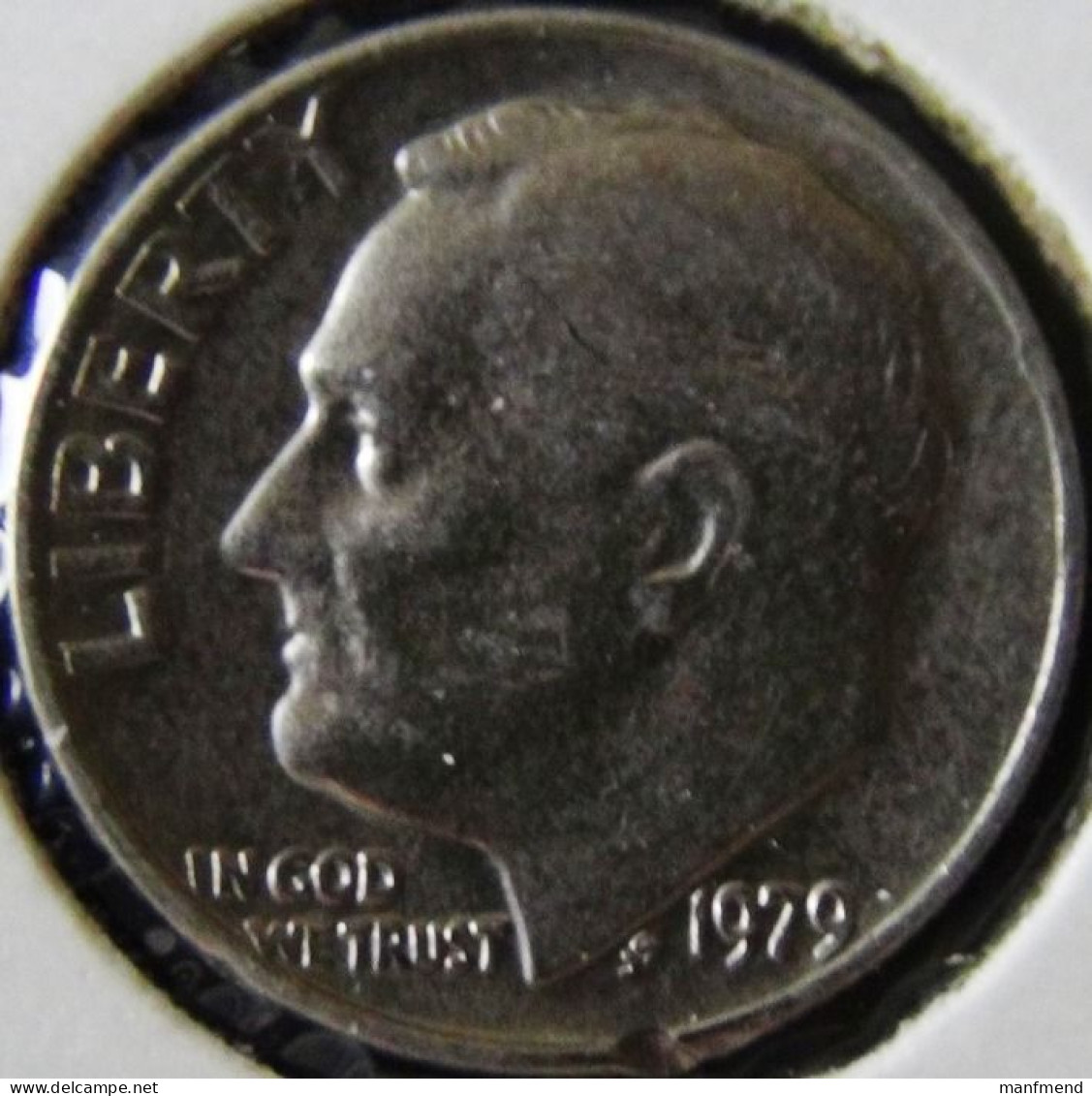 USA - 1979 - KM 195a - 10 Cent (one Dime) - W/o Mintmark - VF - Look Scans - 1946-...: Roosevelt