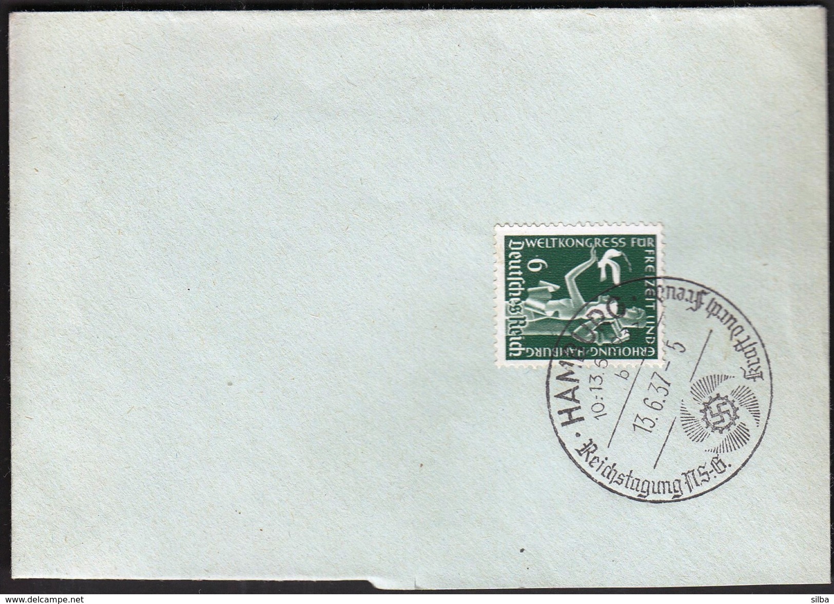 Germany Deutsches Reich Hamburg 1937 / Mi. 622 - Briefe U. Dokumente