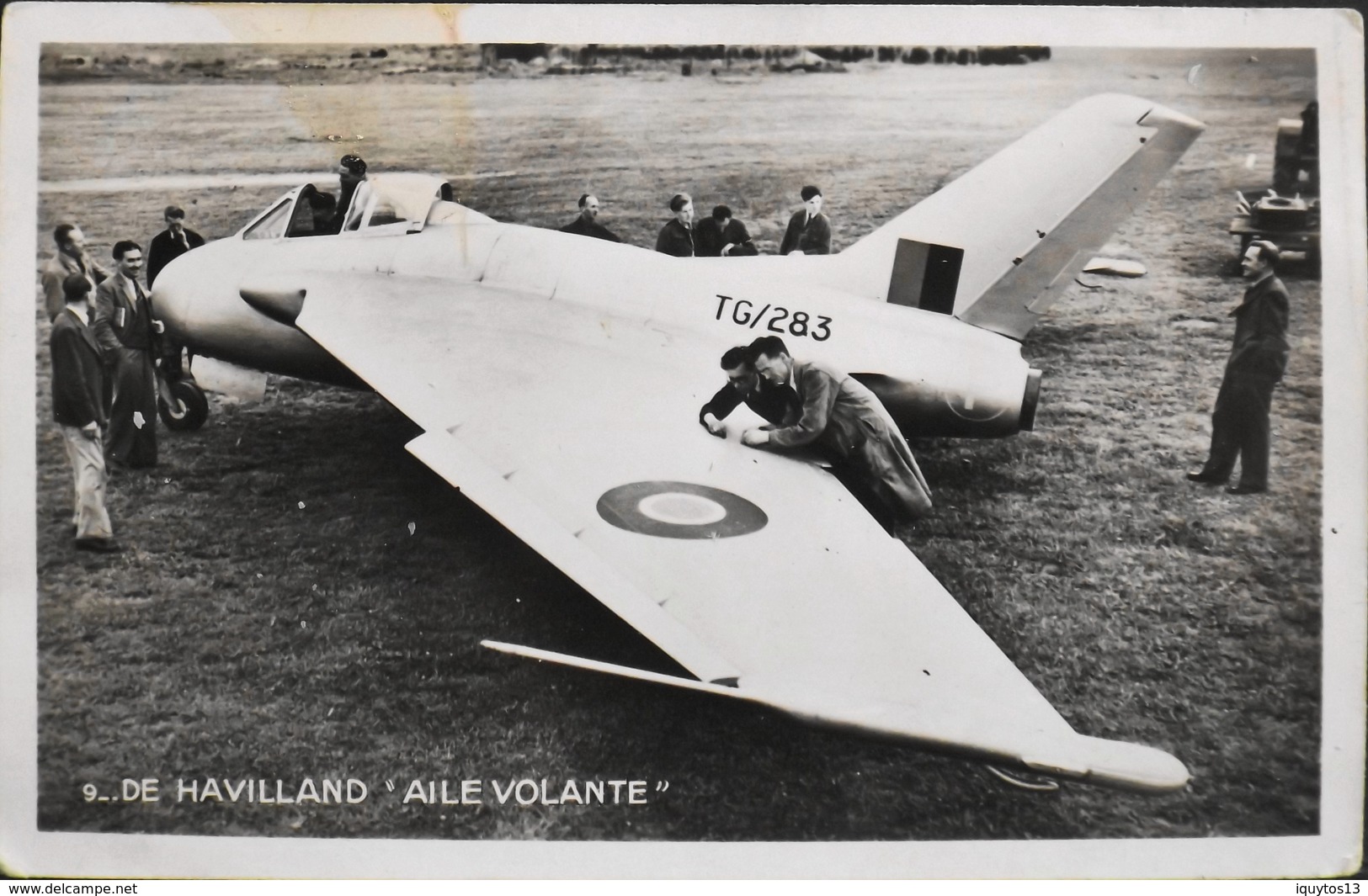 CPA.- N° 9 RAF. - DE HAVILLAND " AILE VOLANTE " - Daté 1953 - TBE - 1946-....: Moderne