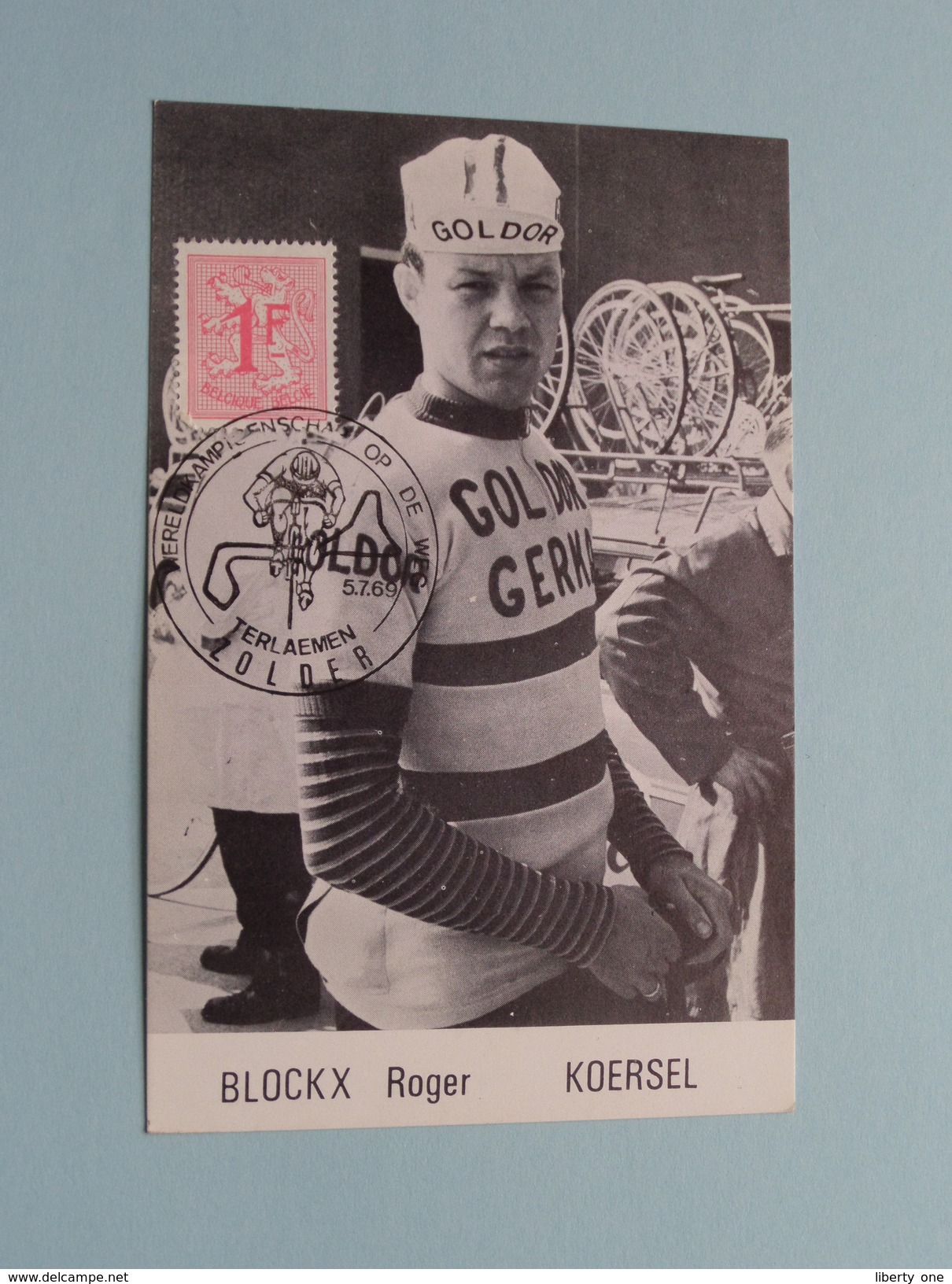 BLOCKX ROGER KOERSEL - Wereldkampioenschap Op De Weg / Terlaemen ZOLDER - 5.7.1969 ( Zie Foto's Voor Detail ) !! - Cycling