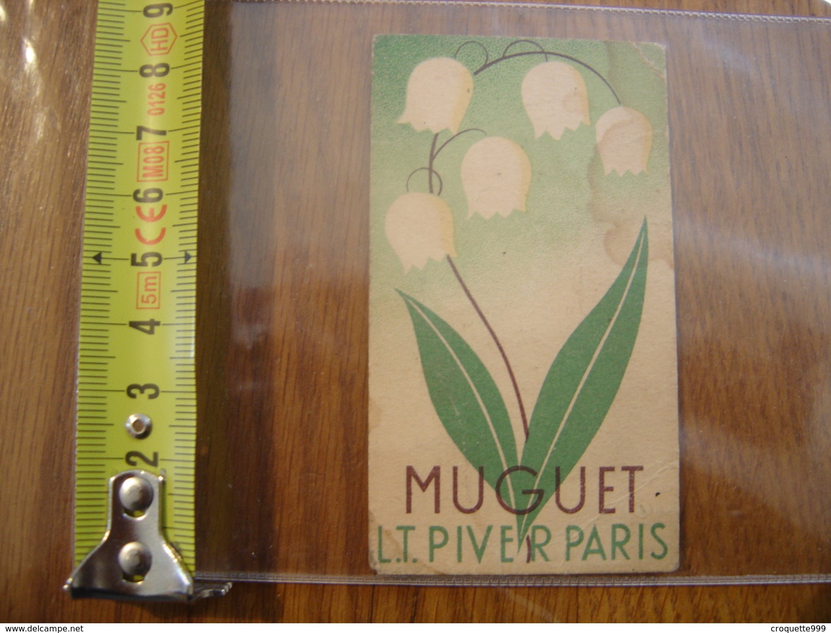 Carte Publicite Parfum Muguet LT PIVER Paris - Zonder Classificatie