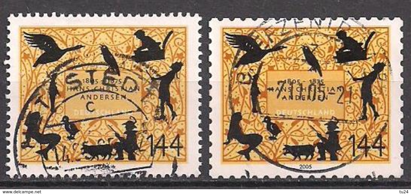 Deutschland  (2005)  Mi.Nr.  2453 + 2455 Gest. /used  (2fe19) - Gebraucht