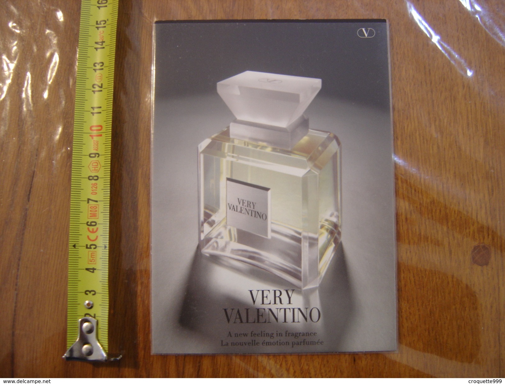 Carte Publicite Parfum Very VALENTINO - Unclassified