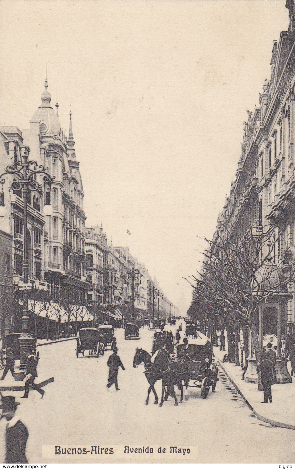 Buenos Aires - Avenida De Mayo - 1910     (A24-110405) - Argentine