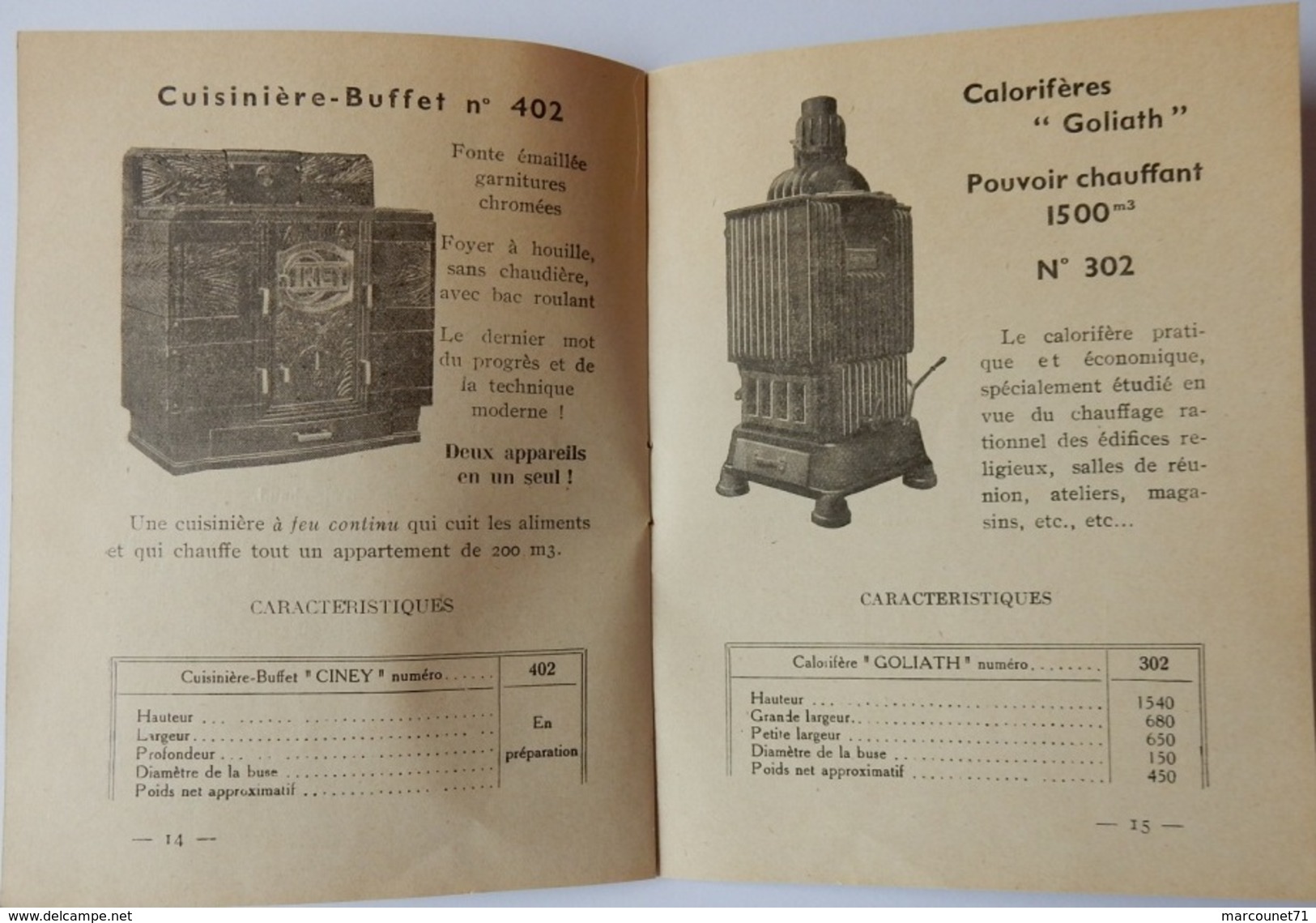 DOCUMENT 1937 CONCEPTION NOUVELLE FORGES DE CINEY POÊLE GIVET ARDENNES - 1900 – 1949