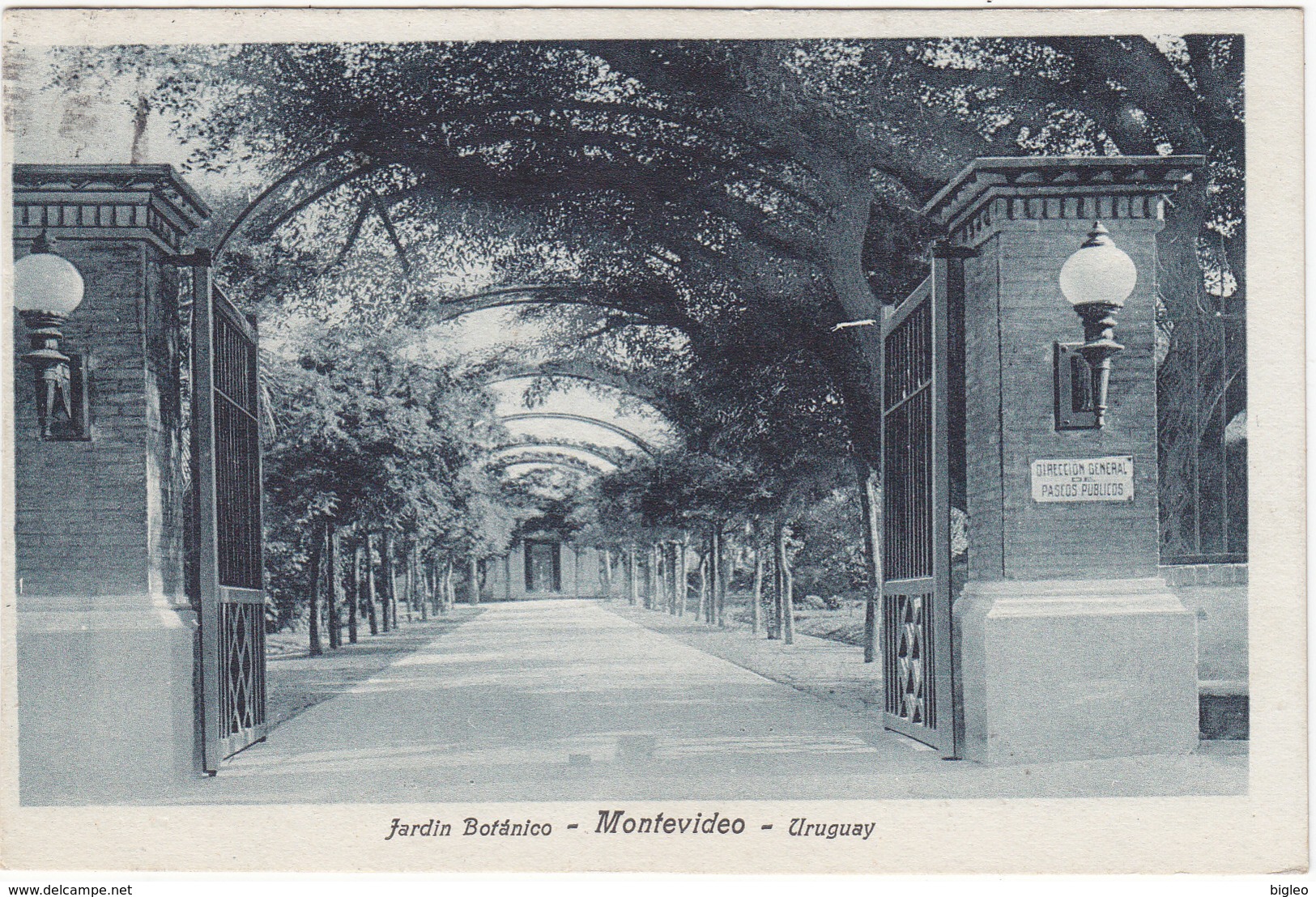 Montevideo - Jardin Botanico - Affranchissement Int.?? - 1930    (A24-110405) - Uruguay