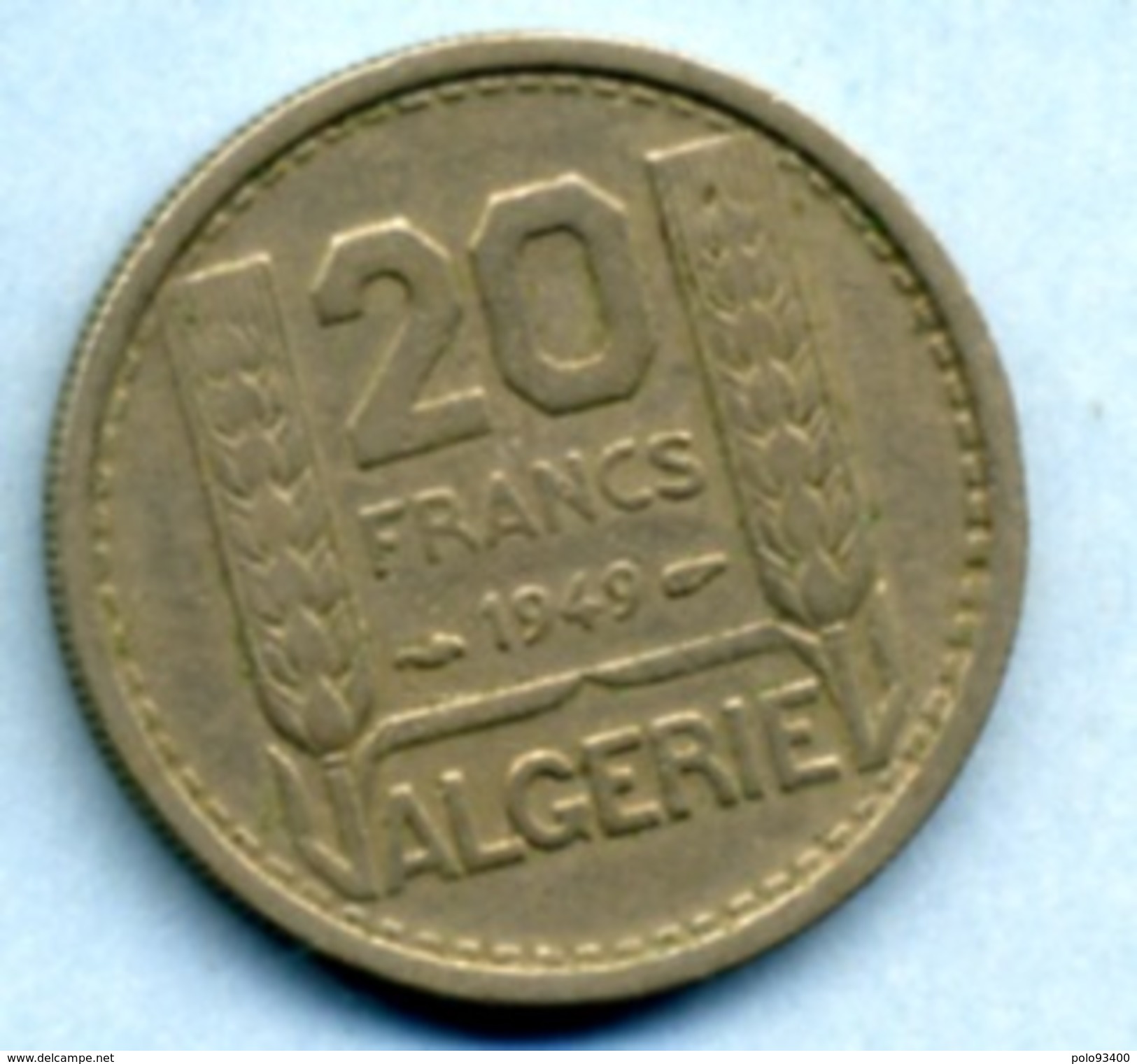 1949  20 FRANCS - Algérie