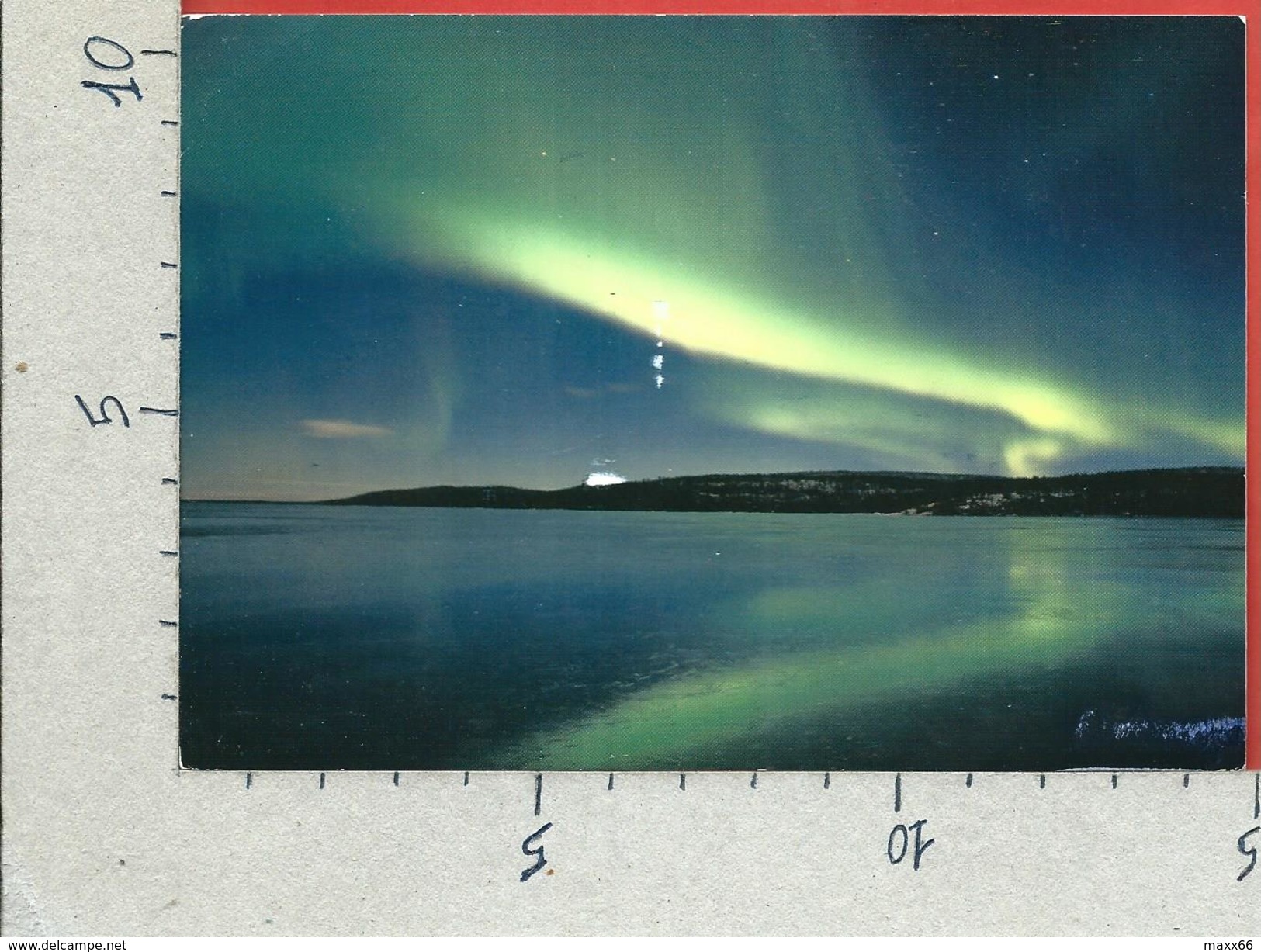 CARTOLINA VG FINLANDIA - Aurora Boreale - 10 X 15 - ANN. 200? - Finlande