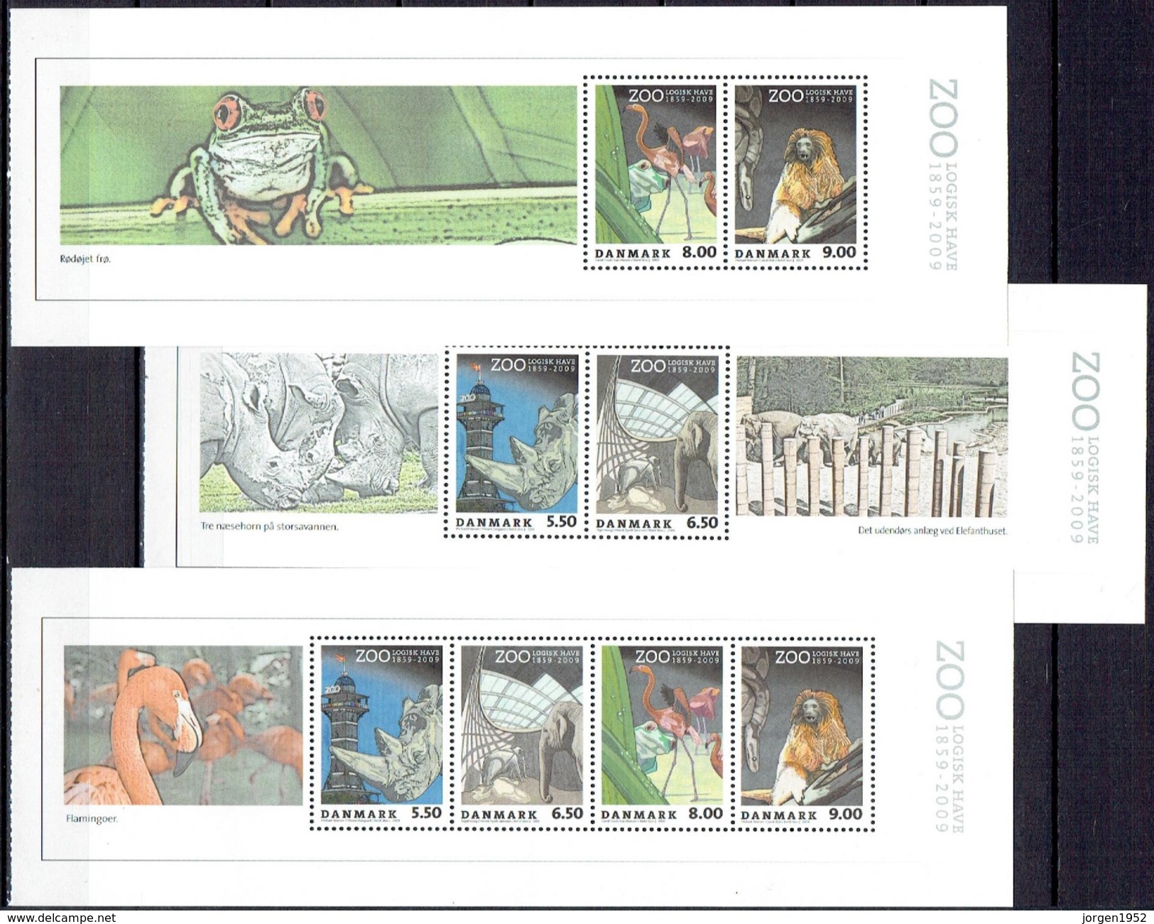 DENMARK # FROM 2009 STAMPWORLD 1532-35** - Neufs