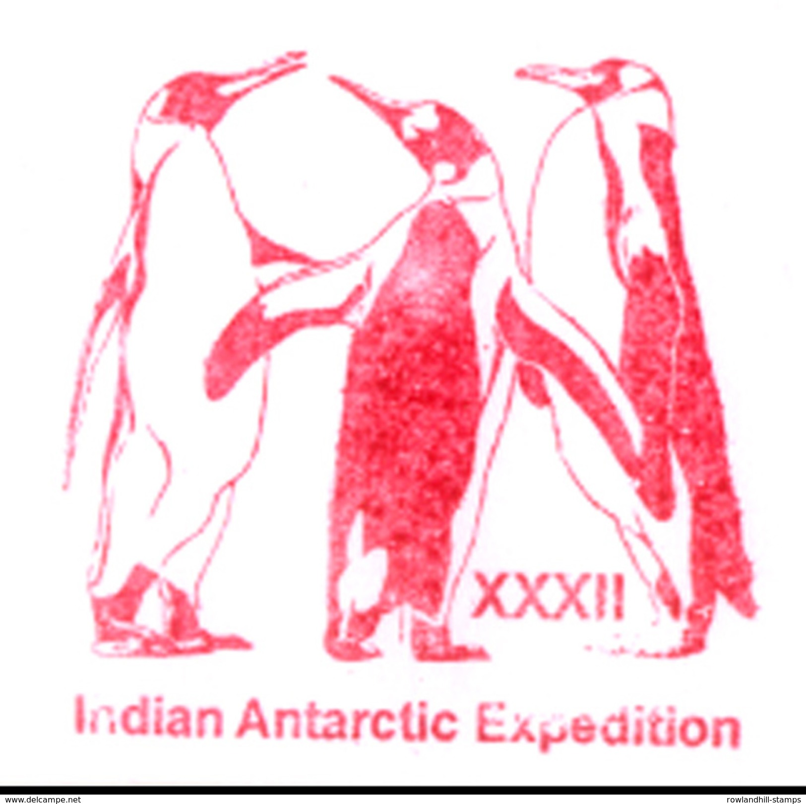 India, 32nd INDIAN ANTARCTIC EXPEDITION Cover, 2013, Expeditions, Antarctica, POLAR, Penguin, Bird, Mahatma Gandhi. - Antarctische Expedities