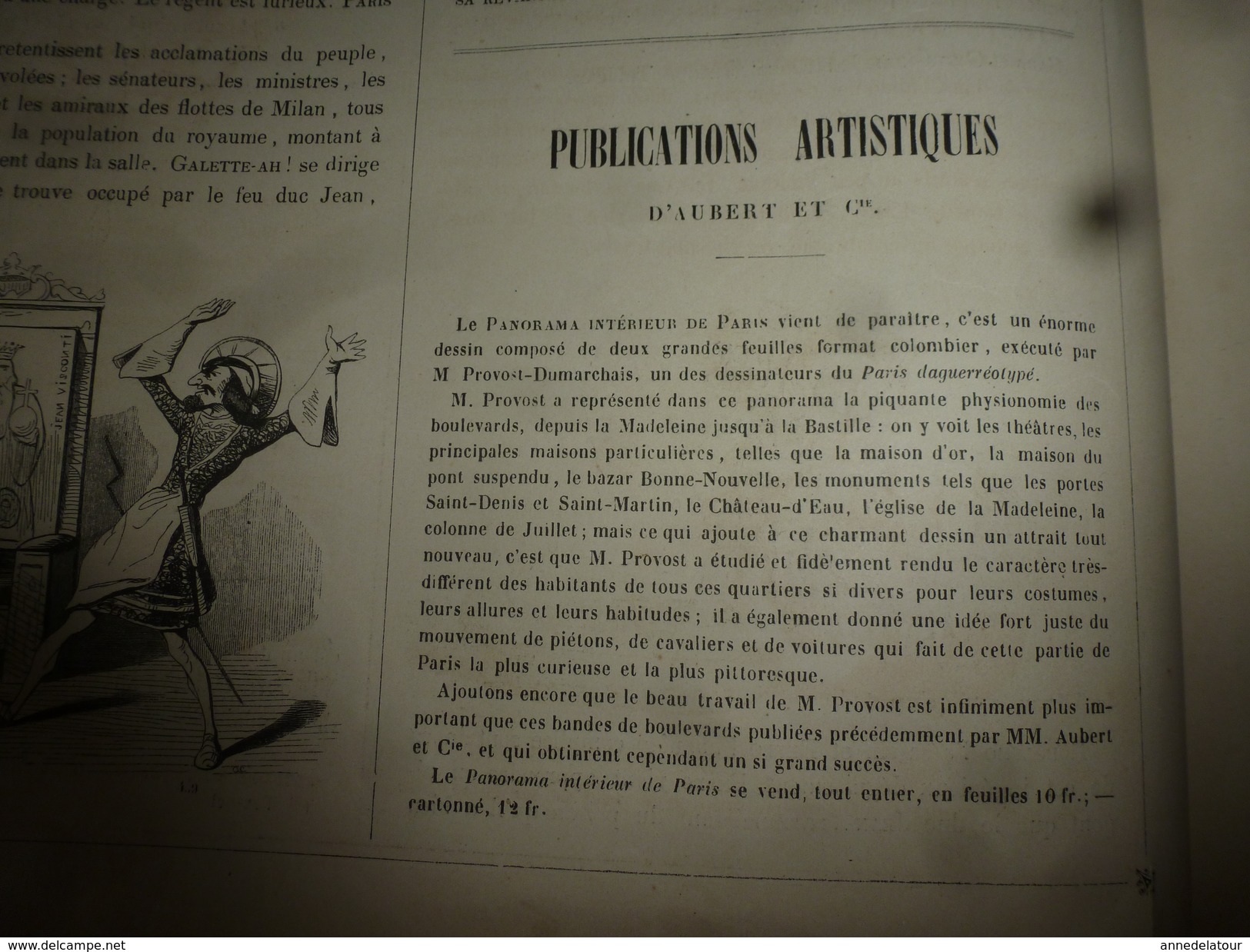 1840 MUSEE PHILIPON :Paris le bohémien,Galimatias dramatique par Joseph Bouche-Hardie, Dessins d'Eustache