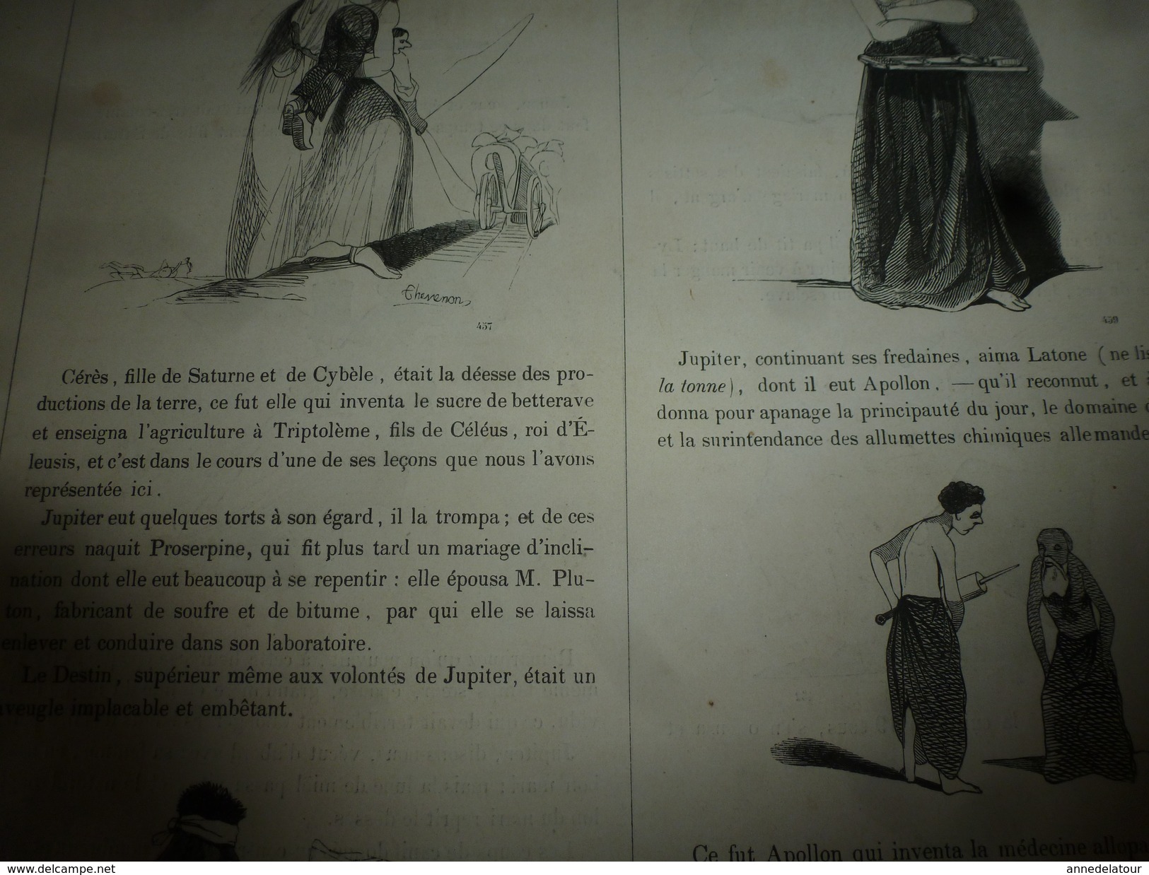 1840 MUSEE PHILIPON :Paris le bohémien,Galimatias dramatique par Joseph Bouche-Hardie, Dessins d'Eustache