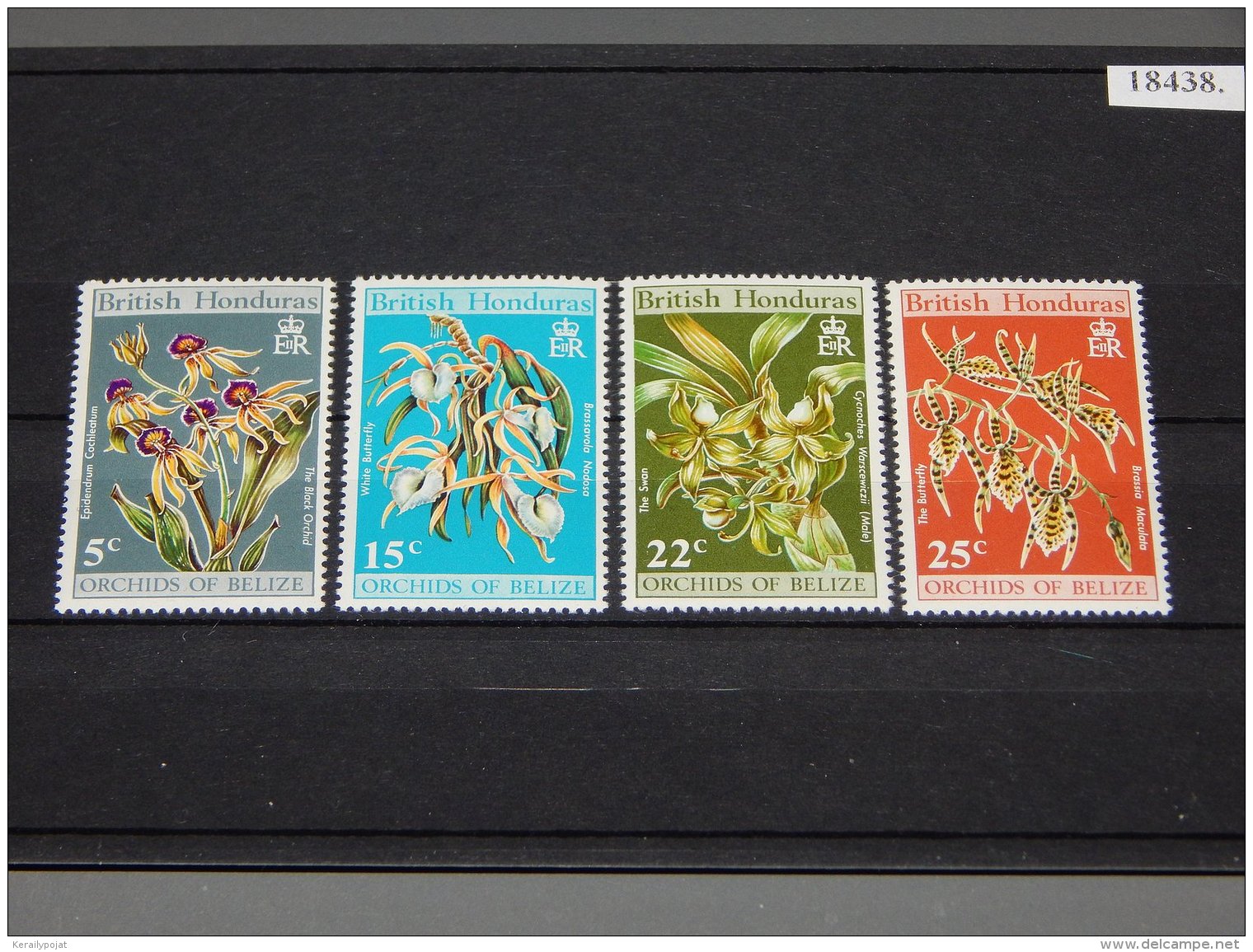 British Honduras - 1970 Orchids MNH__(TH-18438) - British Honduras (...-1970)