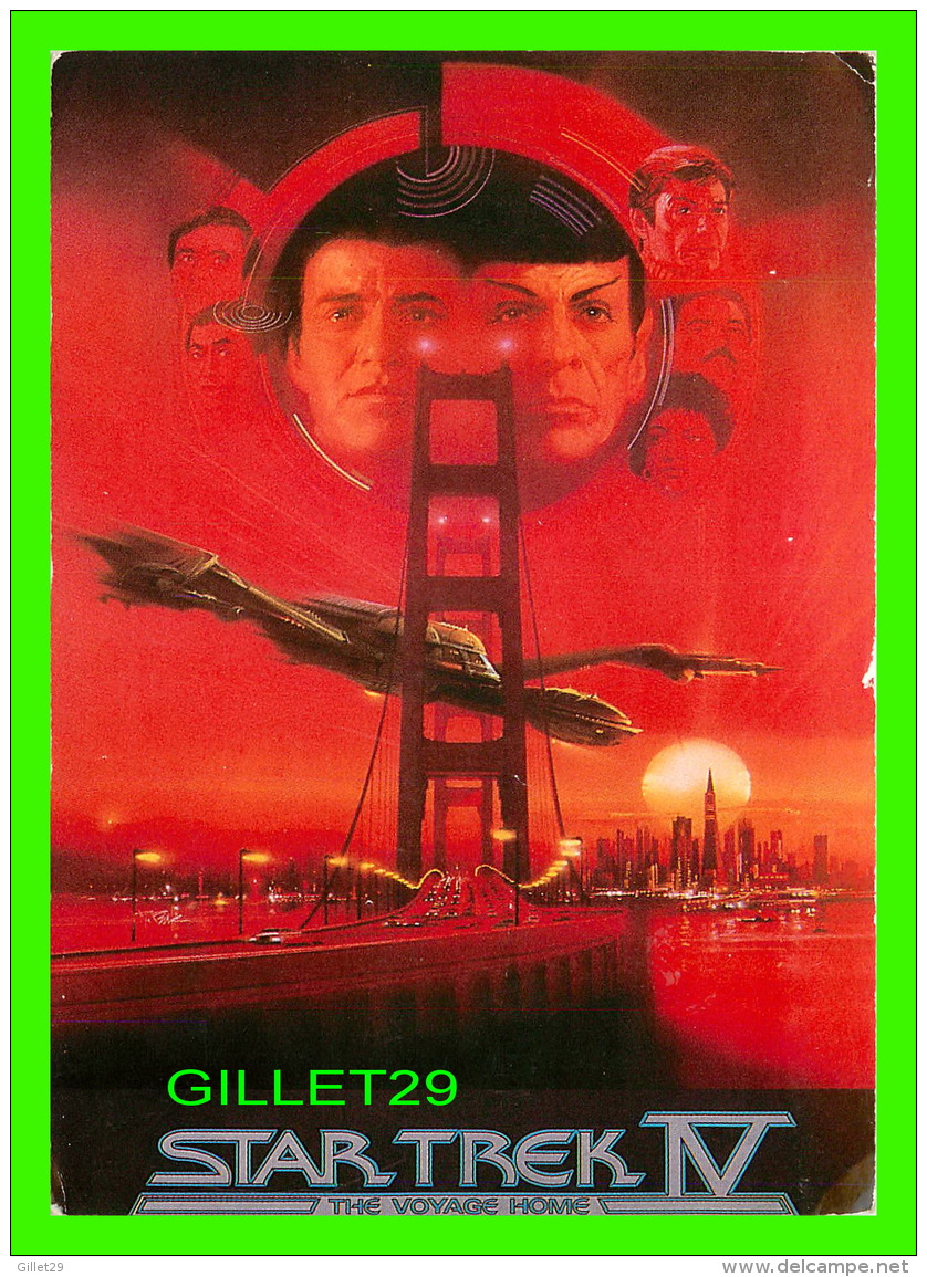 AFFICHES DE CINÉMA - STAR TREK IV - THE VOYAGE HOME - EDITIONS F. NUGERON No E 405 - LÉONARD MINOY - - Affiches Sur Carte