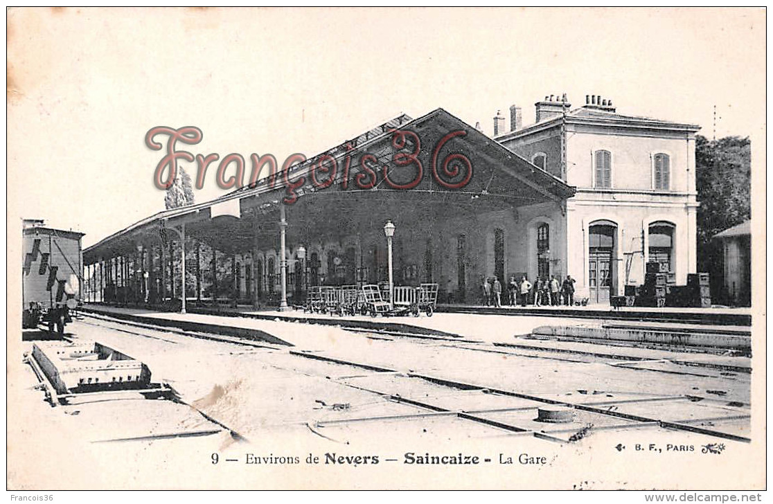 (58) Environs De Nevers - Saincaize - La Gare - 2 SCANS - Nevers