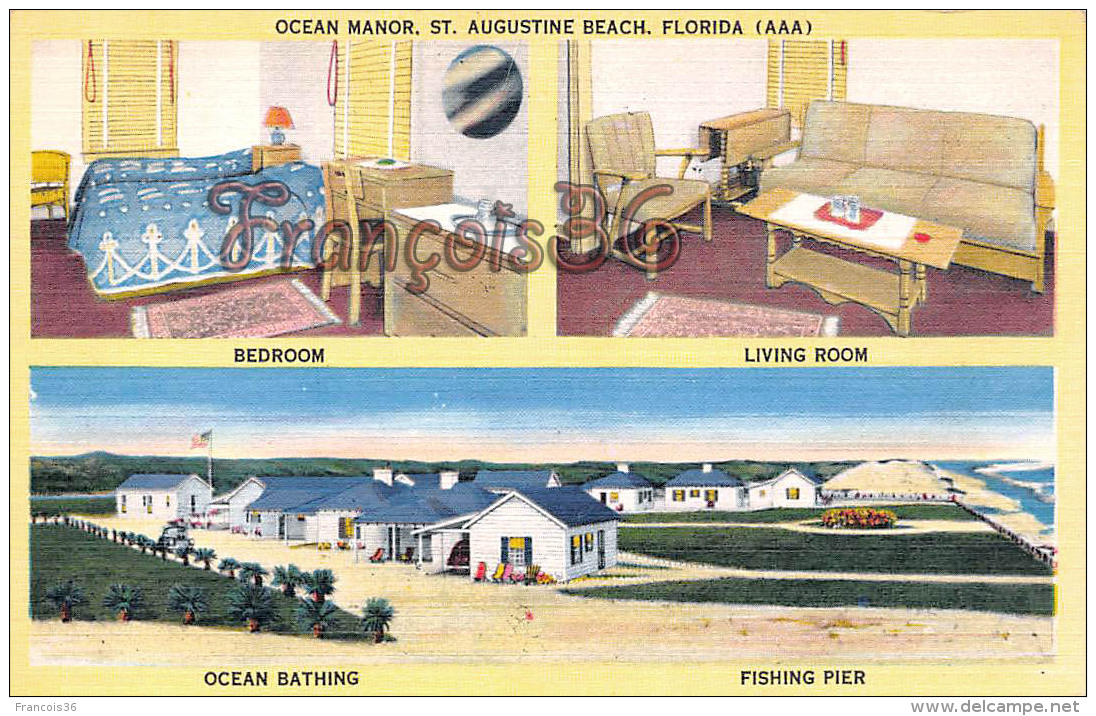 Ocean Manor - St Augustine Beach Florida - 2 SCANS - St Augustine