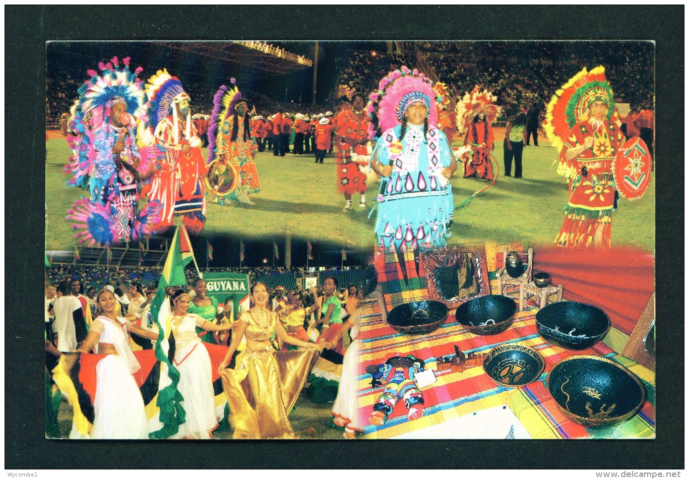 GUYANA -  Carifesta  Multi View  Used Postcard As Scans - Other & Unclassified