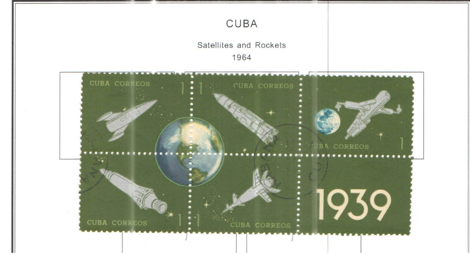 Cuba 1964 Satellite E Rockets Scott.862a+ See Scans - Neufs