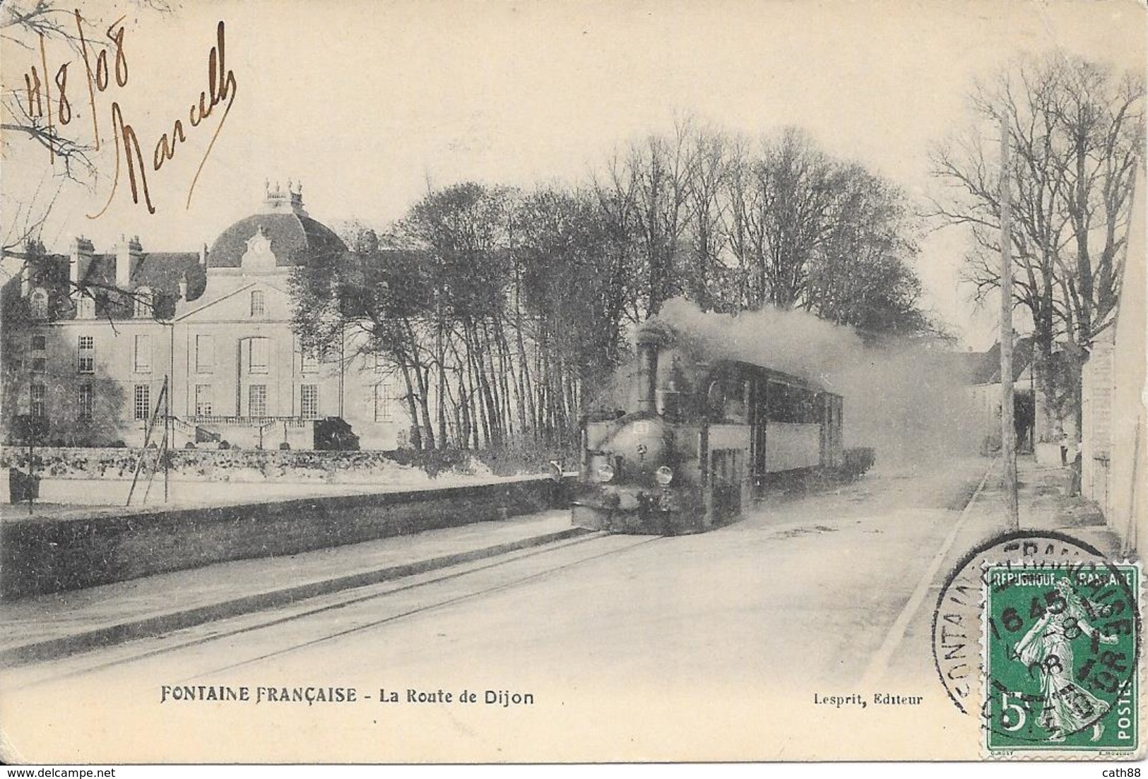 FONTAINE - FRANCAISE - La Route De DIJON - Andere & Zonder Classificatie