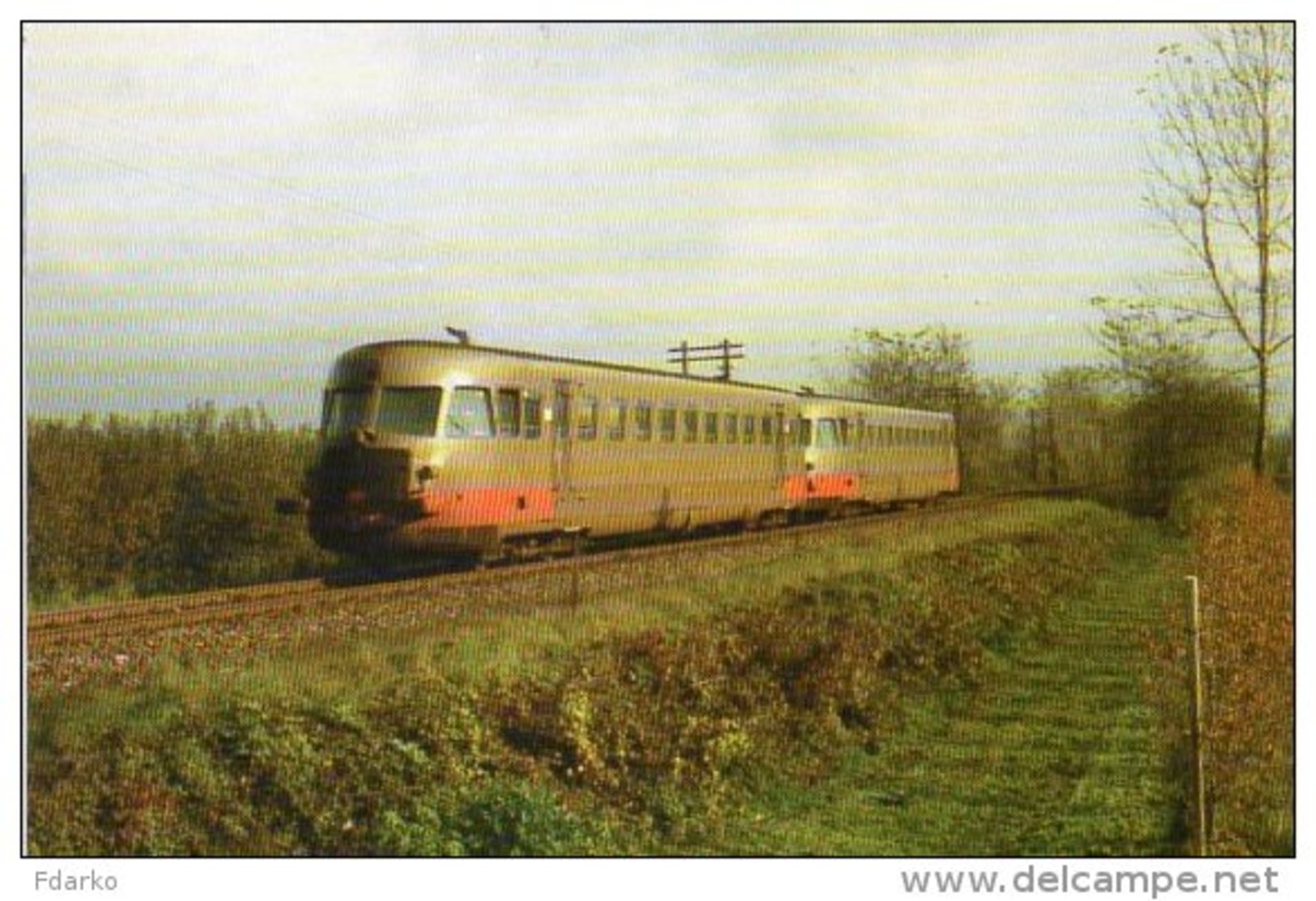 TCS 03/09 FS Treni ALn 772.3306 Lagnasco  Cuneo Tpaívo Railroad Trein Railways Zug Treno Locale Savigliano Saluzzo - Treinen