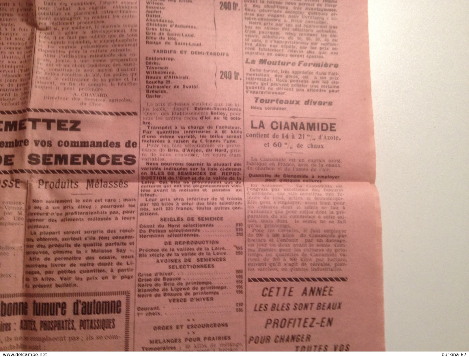 BULLETIN Du SYNDICAT Des Agriculteurs De La Hte Vienne, 1928, Mensuel - Sonstige & Ohne Zuordnung