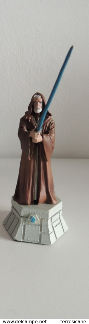 Star Wars De Agostini Scacchi Chess Metallo 1/24 OBI WAN KENOBI Hand Painted No Box B1 - First Release (1977-1985)