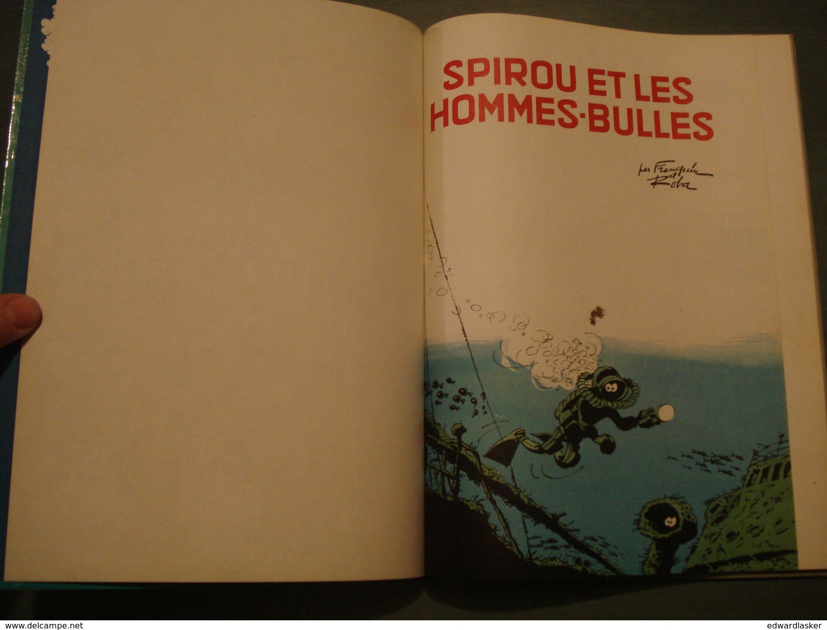 SPIROU ET FANTASIO 17 : Spirou Et Les Hommes-Bulles - Réimpression De 1968 - TBE - Spirou Et Fantasio